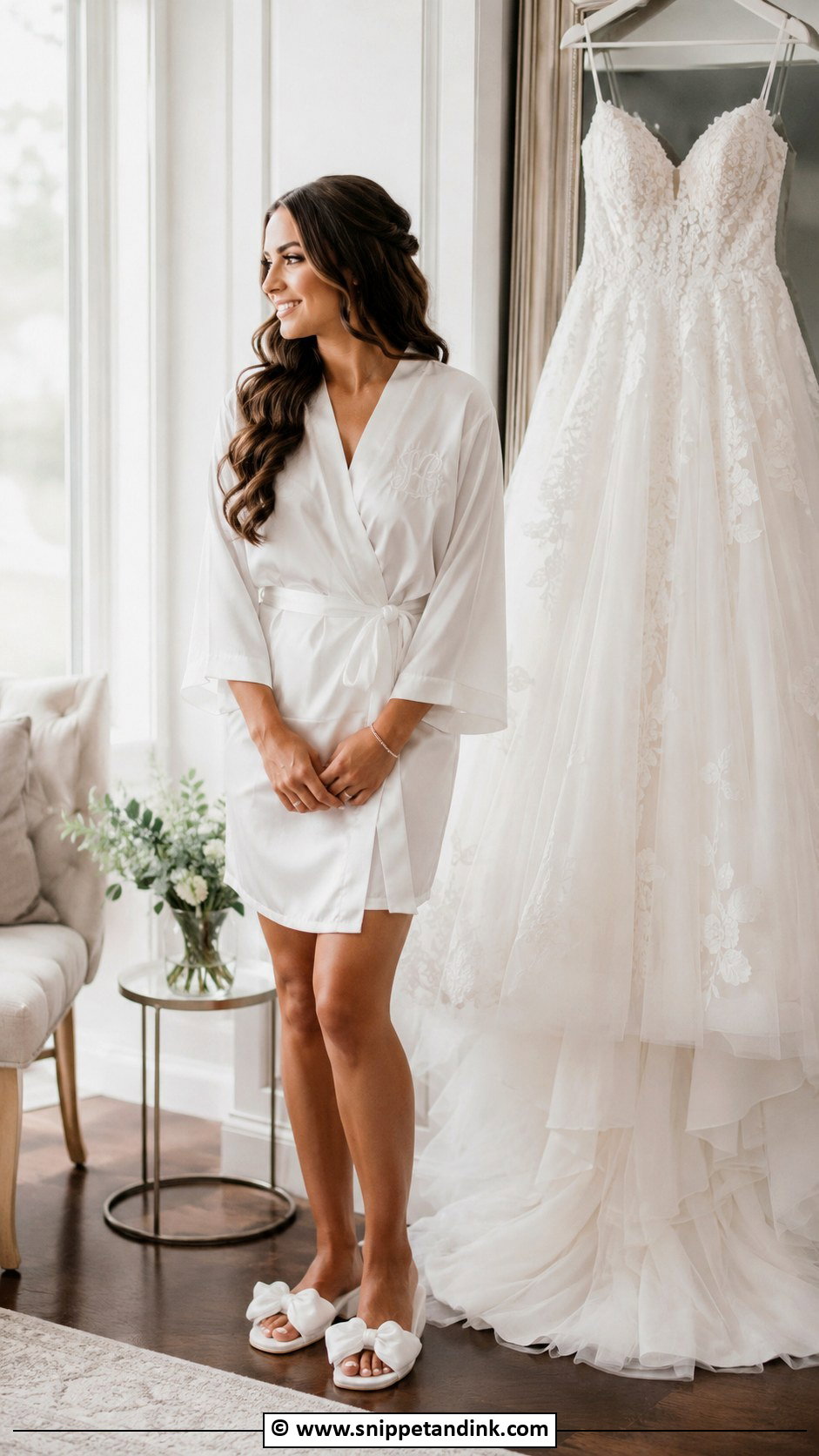 Personalized Bridal Robe - Snippet and Ink - 30 Bridal Robes Ideas