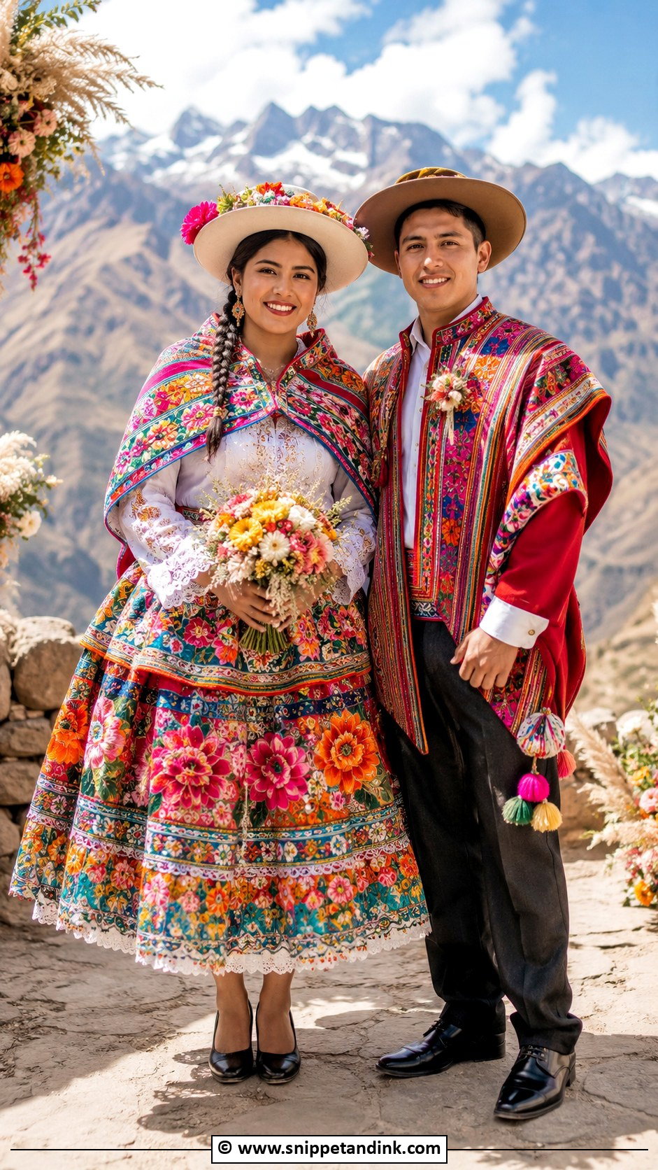 Peruvian Andean Wedding Attire - Snippet and Ink - 35 Traditional Wedding Attire Ideas