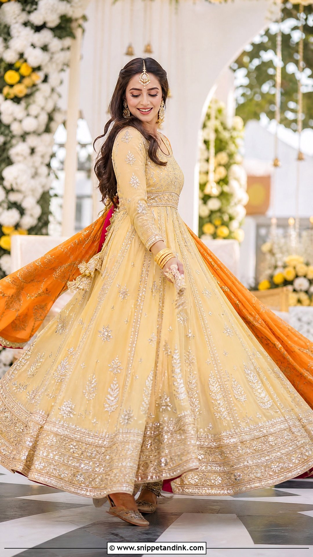 Peshwas Mehndi Dress For Bride - Snippet and Ink - 25 Mehndi Dress for Bride Pakistani Bridal Ideas