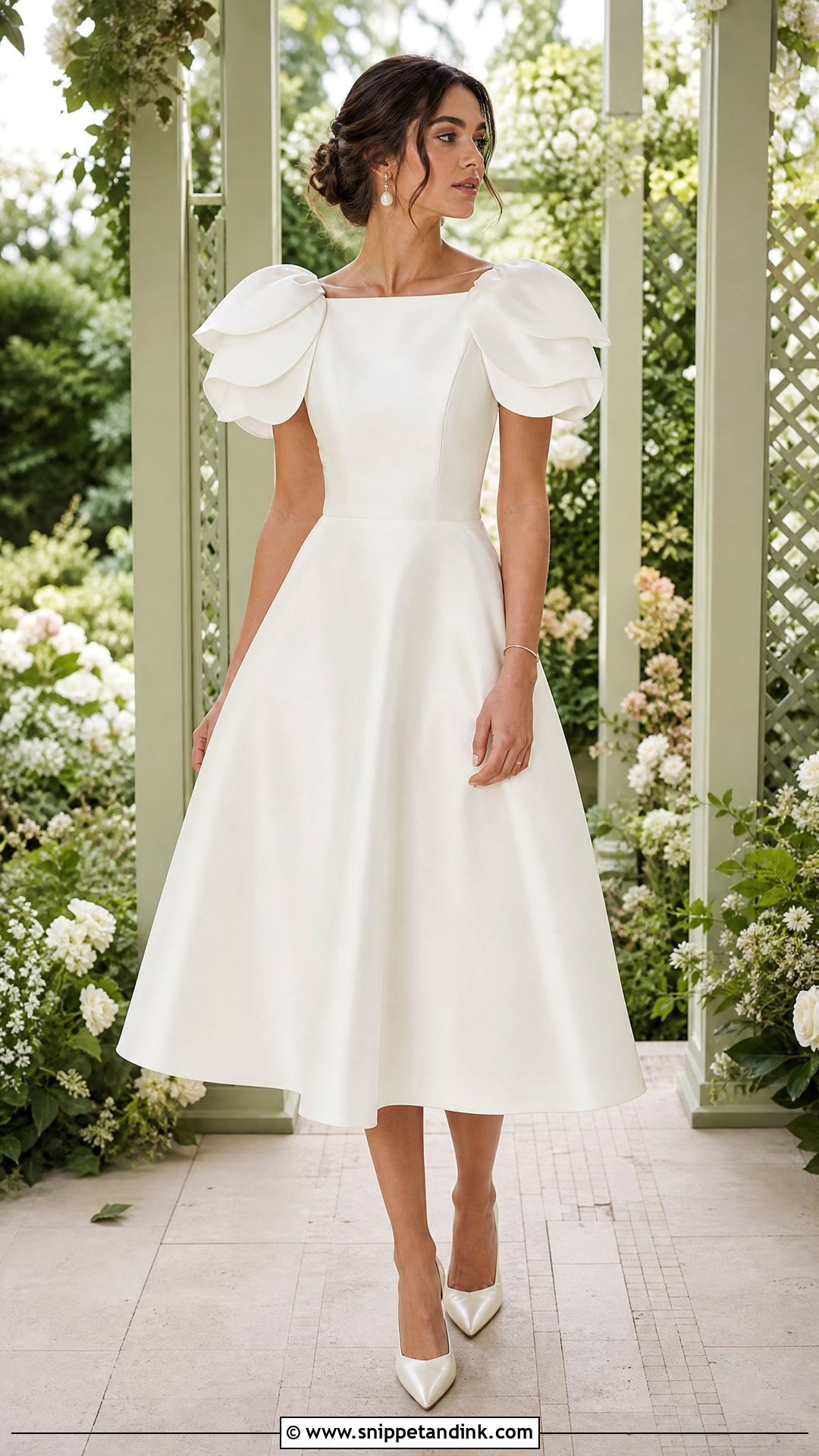 Petal Wedding Dress Sleeves - Snippet and Ink - 20 Wedding Dress Sleeves Types