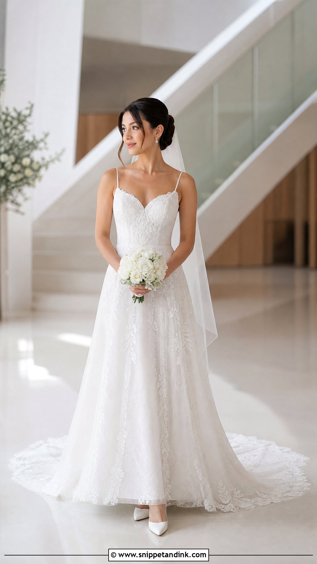 Petite A Line Couture Bridal Gown - Snippet and Ink - 25 Couture Bridal Gowns