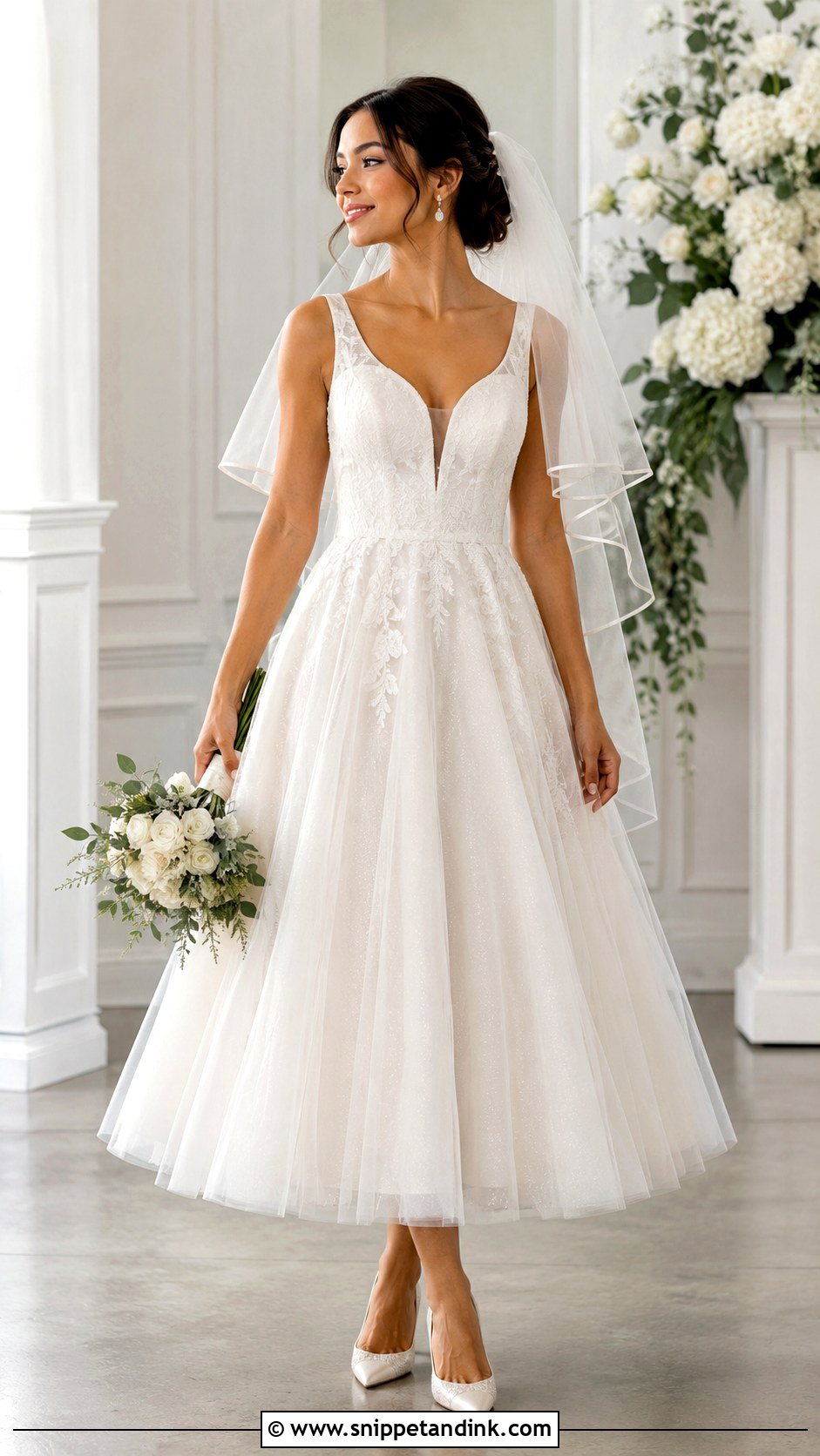 Petite A Line Wedding Dress - Snippet and Ink - 30 Wedding Dress for Short Women Ideas