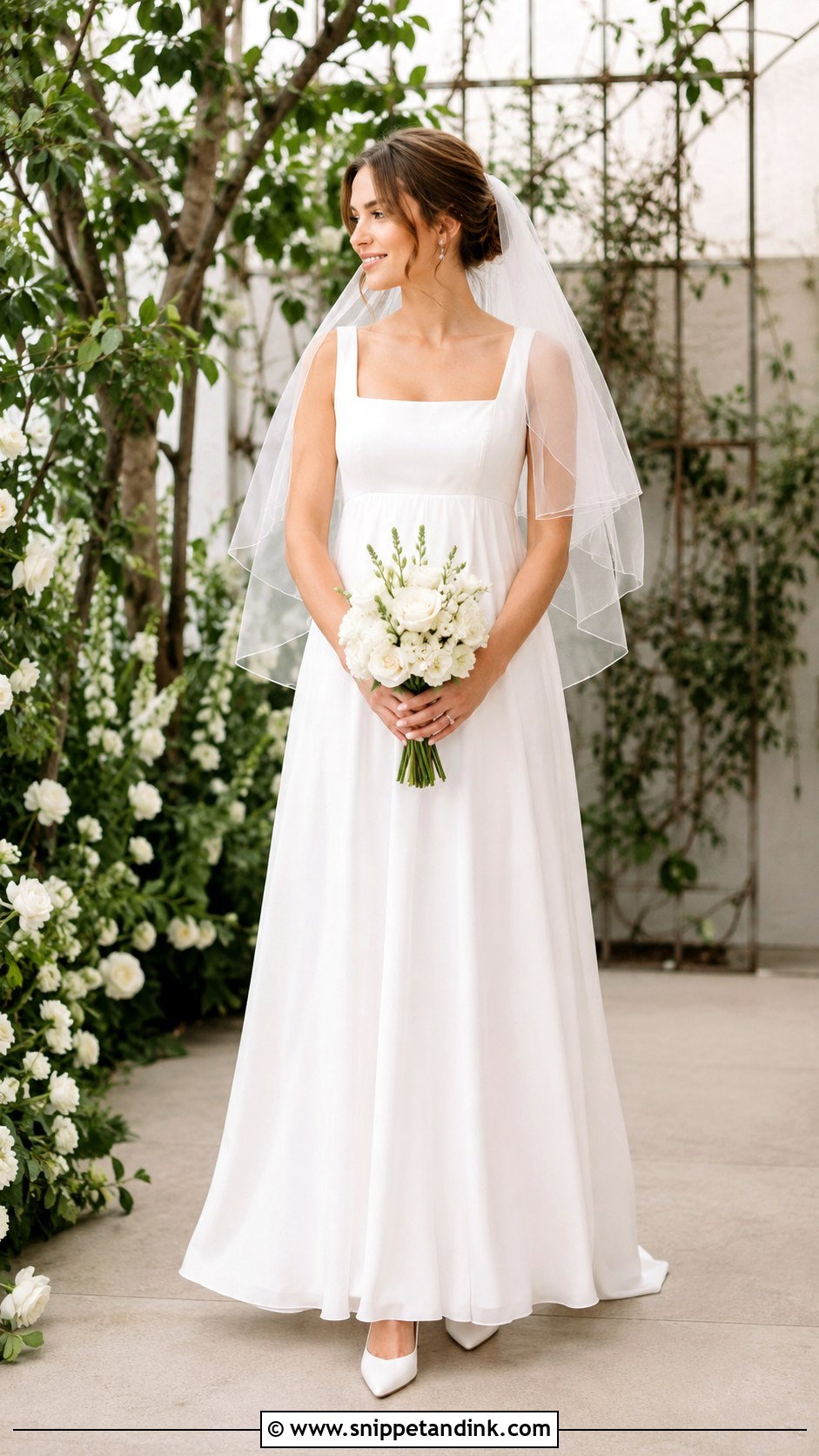 Petite A Line Wedding Dress - Snippet and Ink - 20 A Frame Wedding Dresses