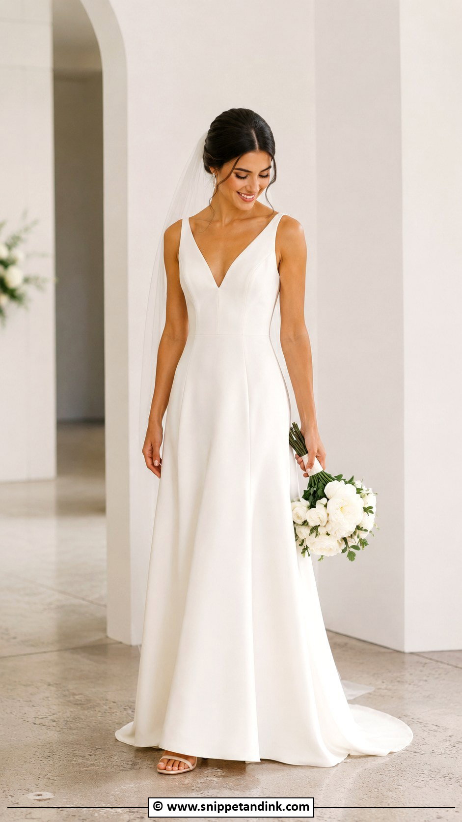 Petite A Line Wedding Dress - Snippet and Ink - 30 A-Line Wedding Dress Ideas