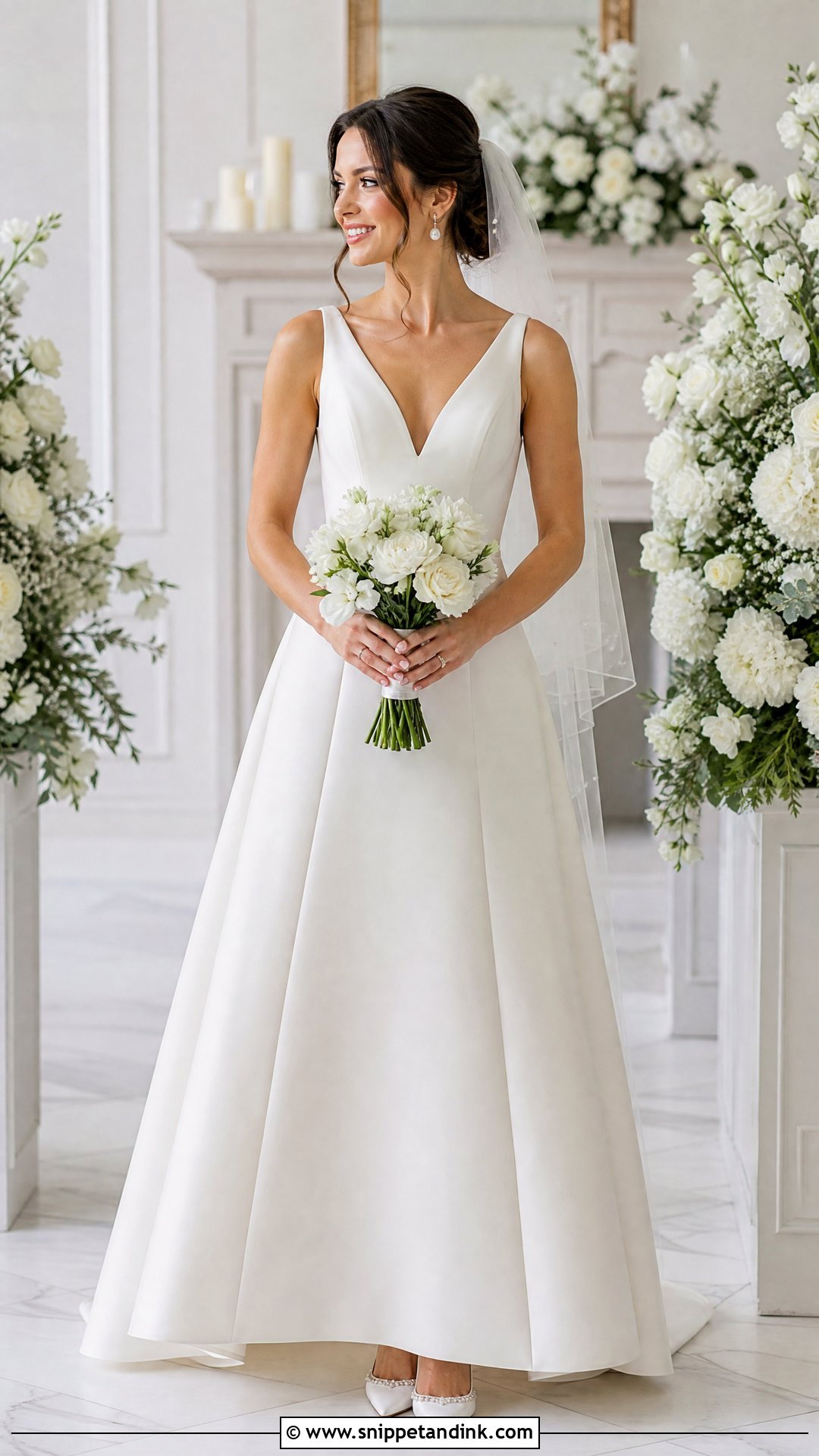 Petite A Line Wedding Gown - Snippet and Ink - 20 Wedding Gown for Short Bride Ideas