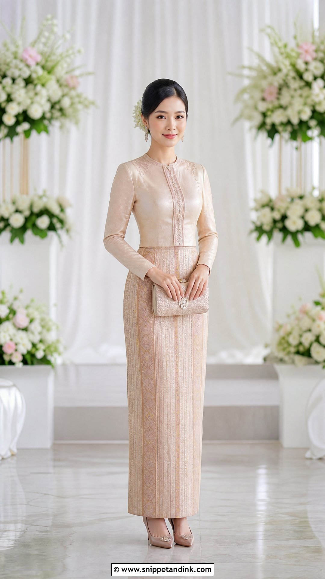 Petite Acheik Myanmar Wedding Dress - Snippet and Ink - 25 Myanmar Wedding Dress Design Ideas
