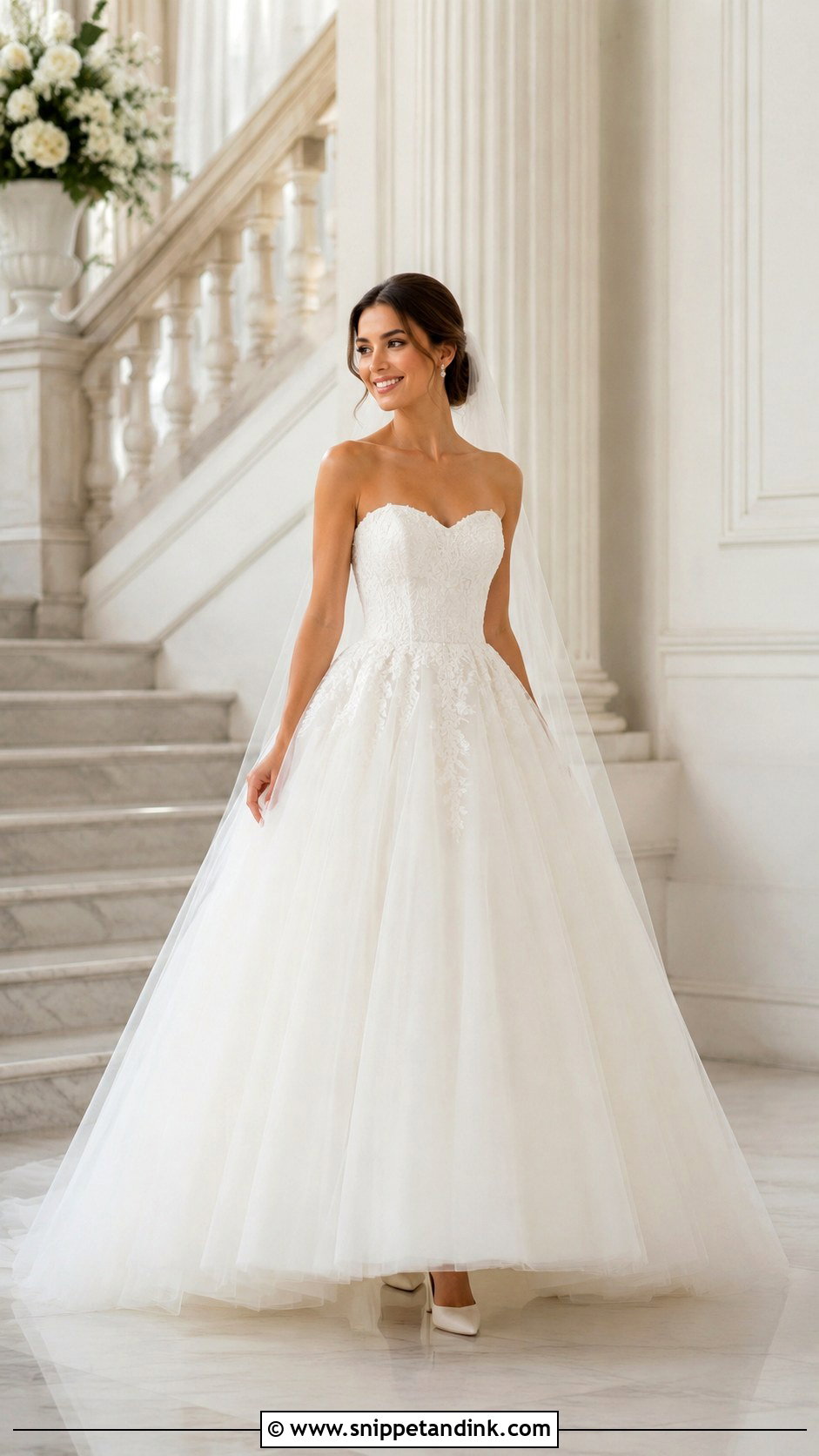 Petite Ball Gown Wedding Dress - Snippet and Ink - 25 Wedding Dresses for Petite Women
