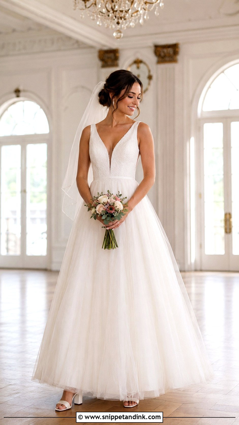 Petite Ball Gown Wedding Dress - Snippet and Ink - 20 Best Wedding Dresses for Short Brides