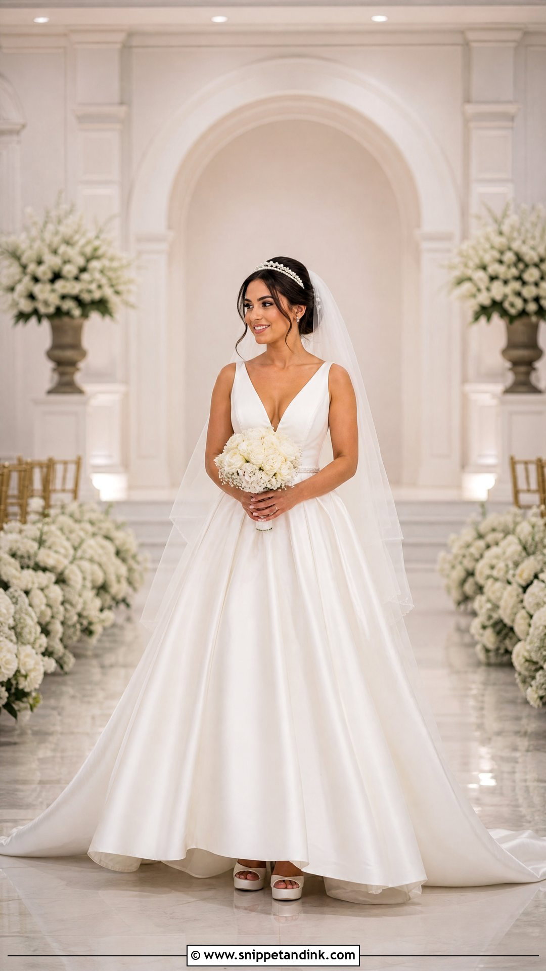 Petite Ball Gown Wedding Dress - Snippet and Ink - 20 Wedding Gown for Short Bride Ideas