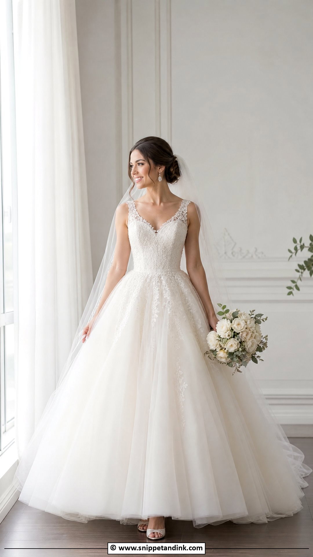Petite Ballgown Wedding Dress - Snippet and Ink - 35 Ballgown Wedding Dress Ideas