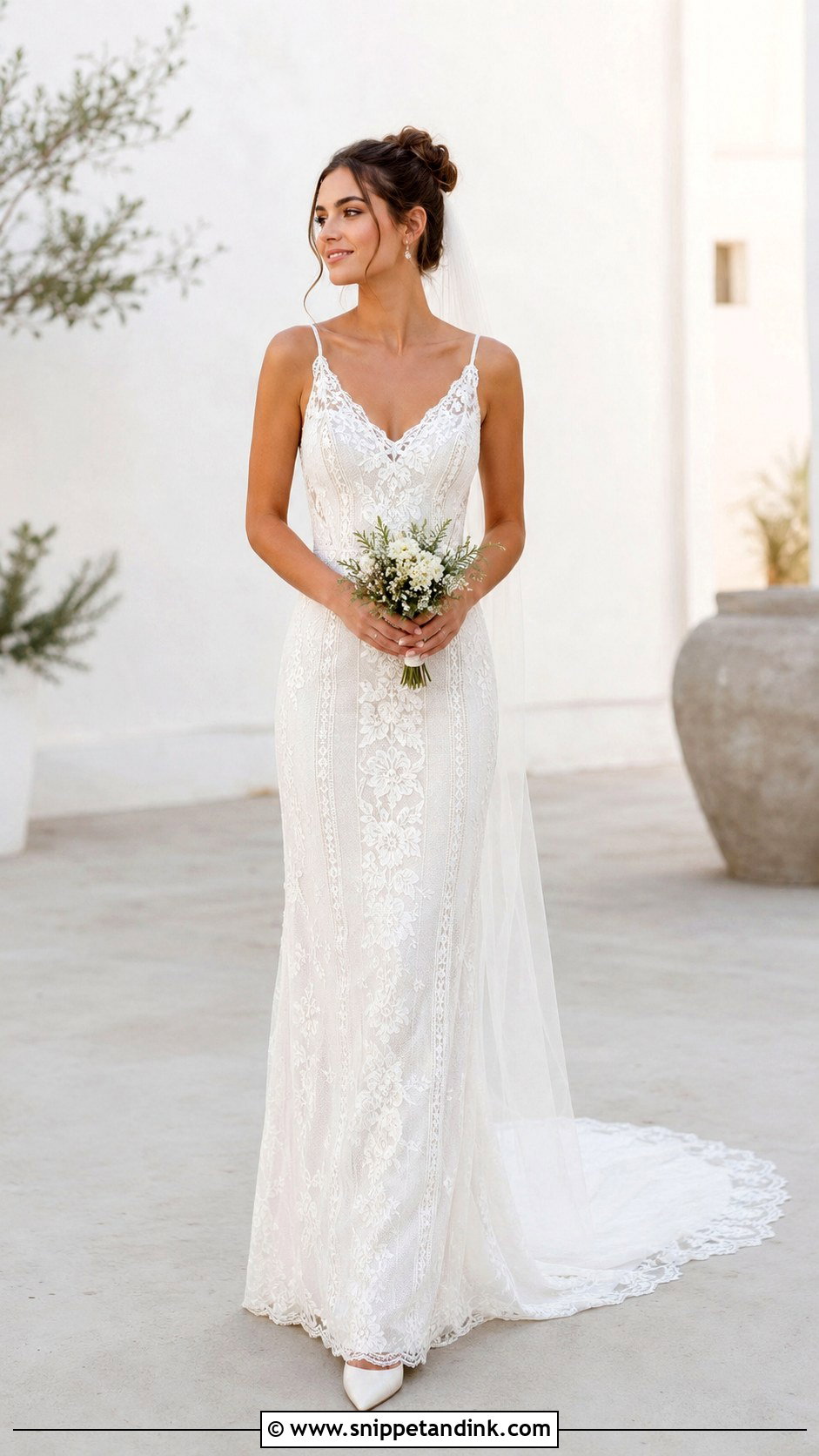 Petite Boho Sheath Wedding Dress - Snippet and Ink - 20 Bohem Gelinlik Wedding Ideas
