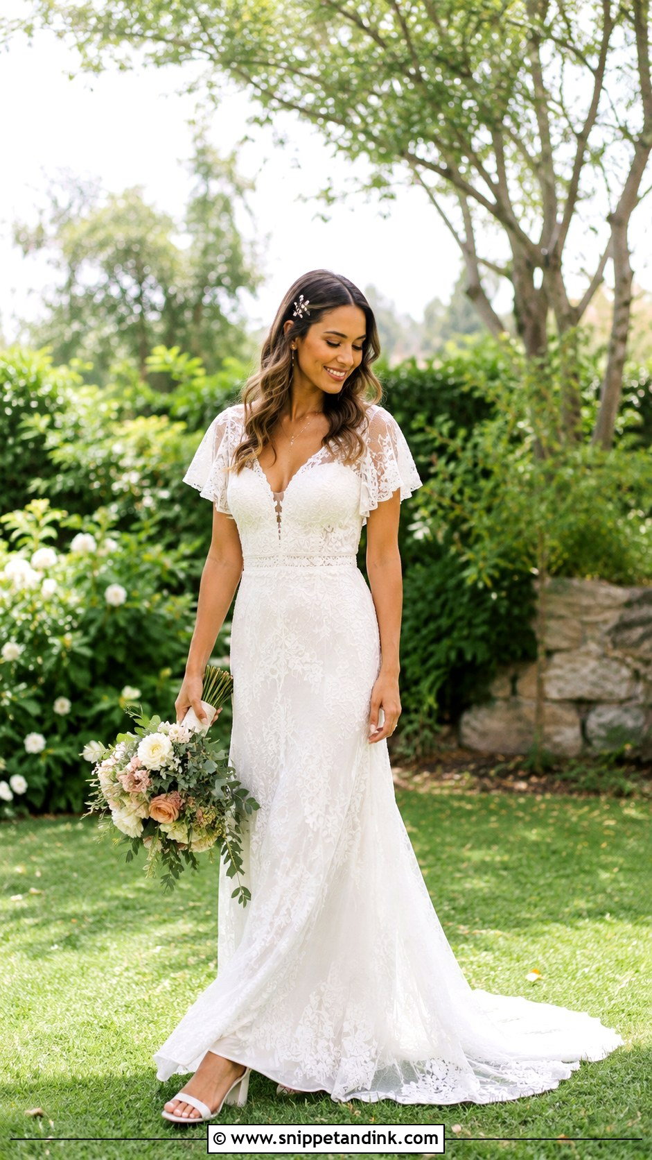 Petite Boho Wedding Dress - Snippet and Ink - 25 Petite Wedding Dress Ideas