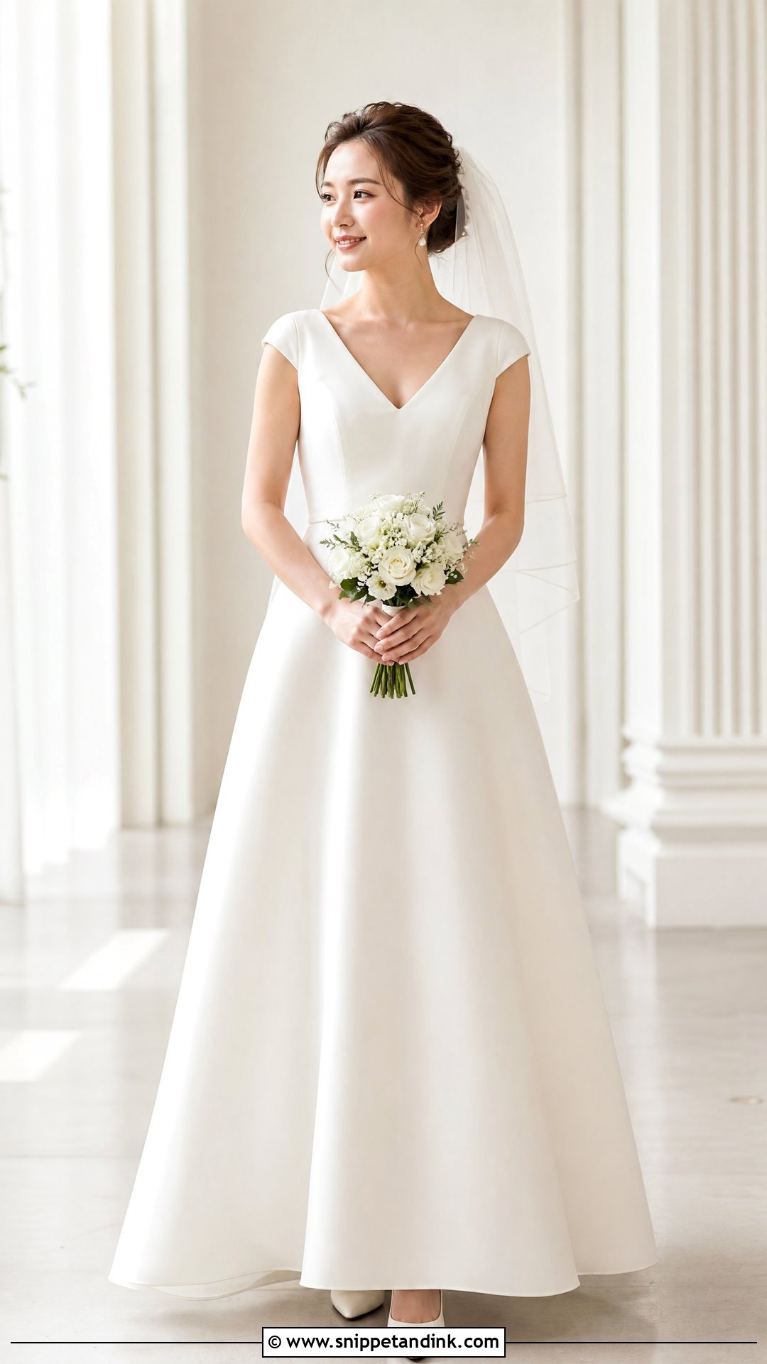 Petite Cap Sleeve Wedding Dress - Snippet and Ink - 20 Wedding Dresses Cap Sleeves
