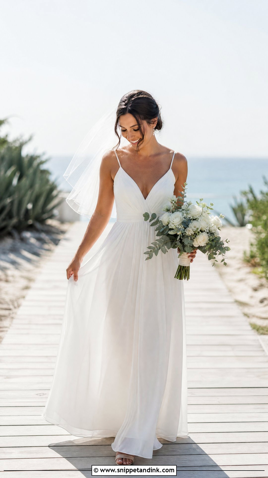 Petite Chiffon Wedding Dress - Snippet and Ink - 20 Wedding Dresses Petite