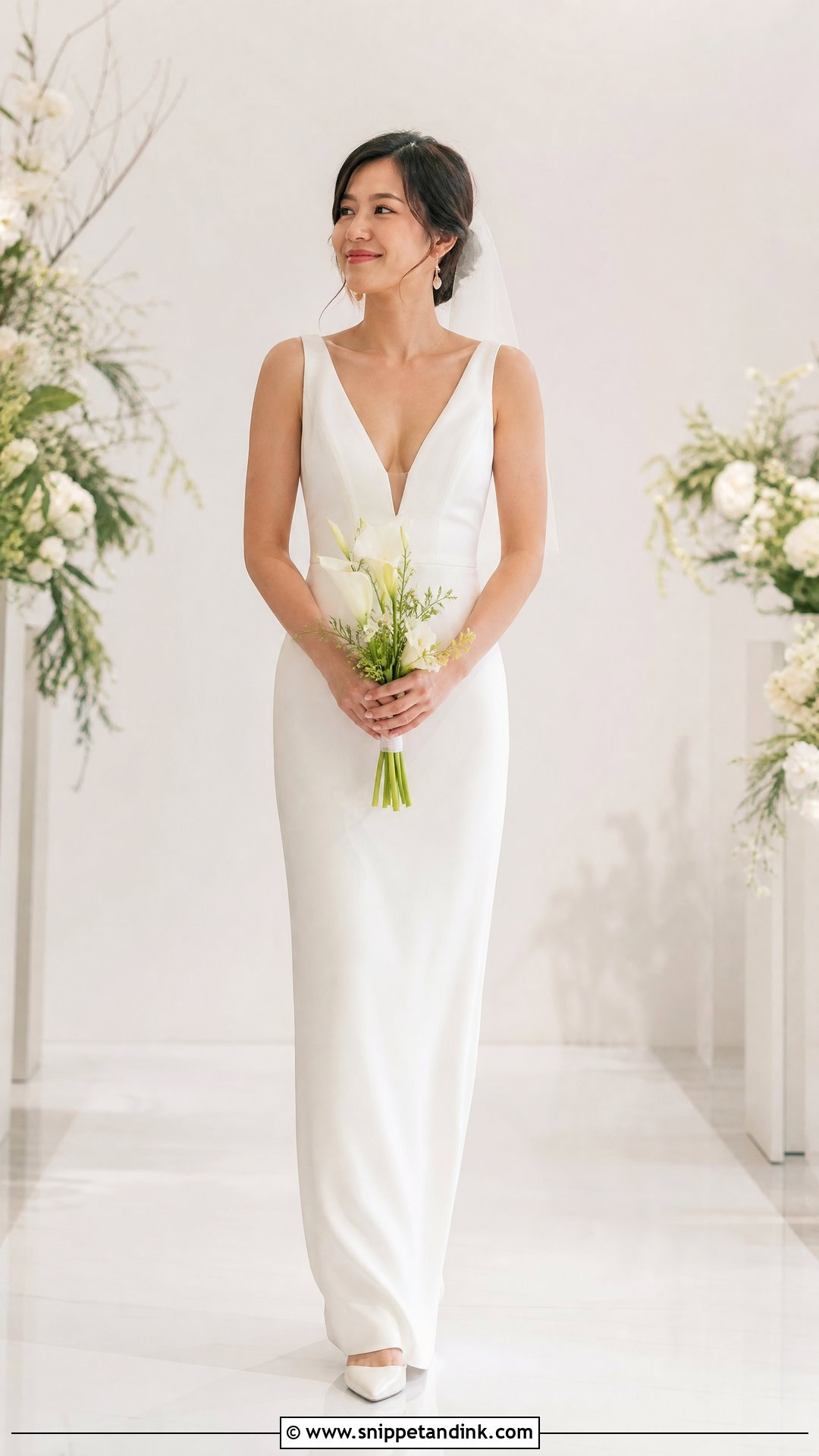 Petite Column Wedding Dress No Train - Snippet and Ink - 20 Wedding Dress No Train Ideas