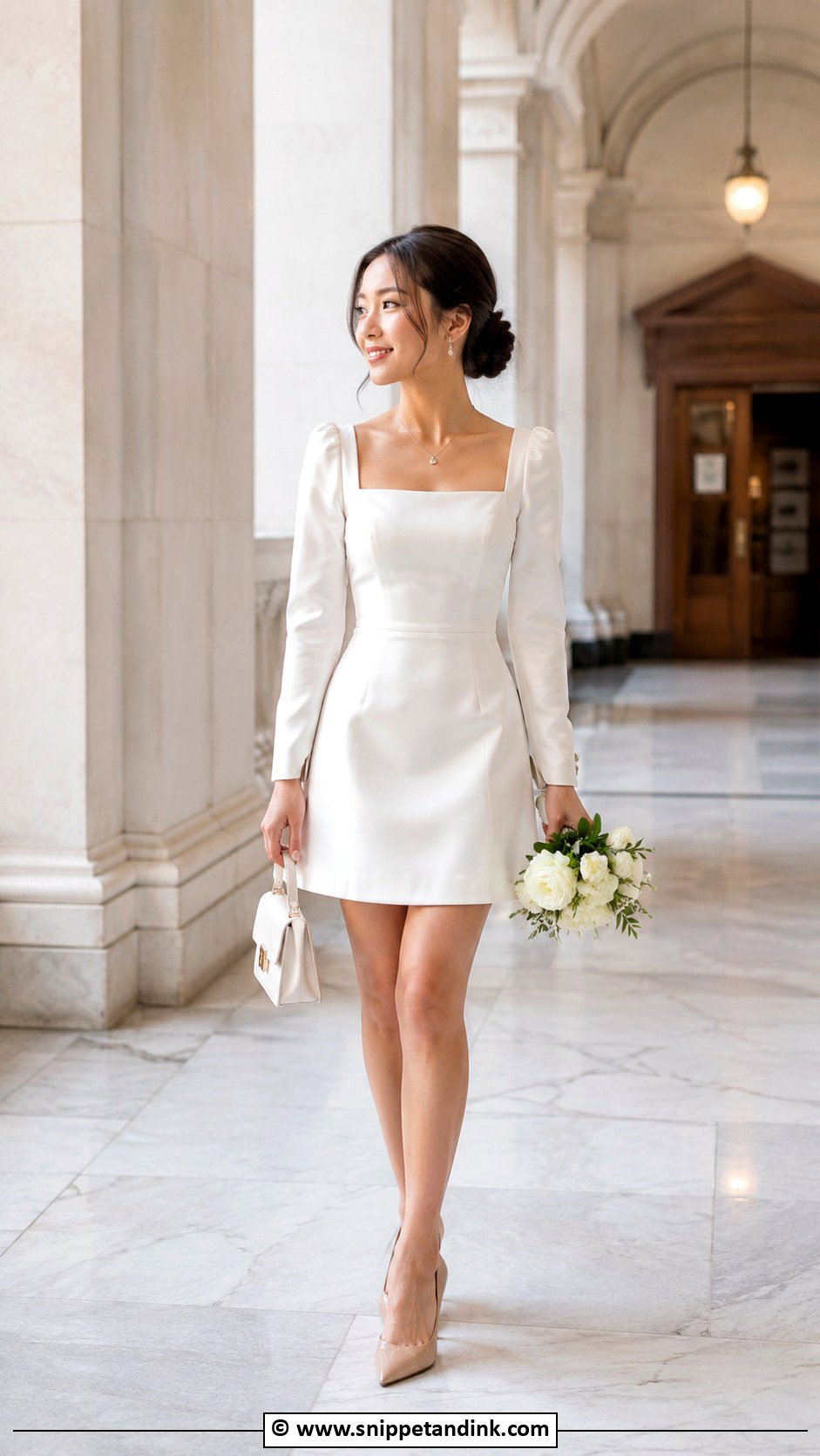 Petite Court House Wedding Dress - Snippet and Ink - 30 Court House Wedding Dress Ideas