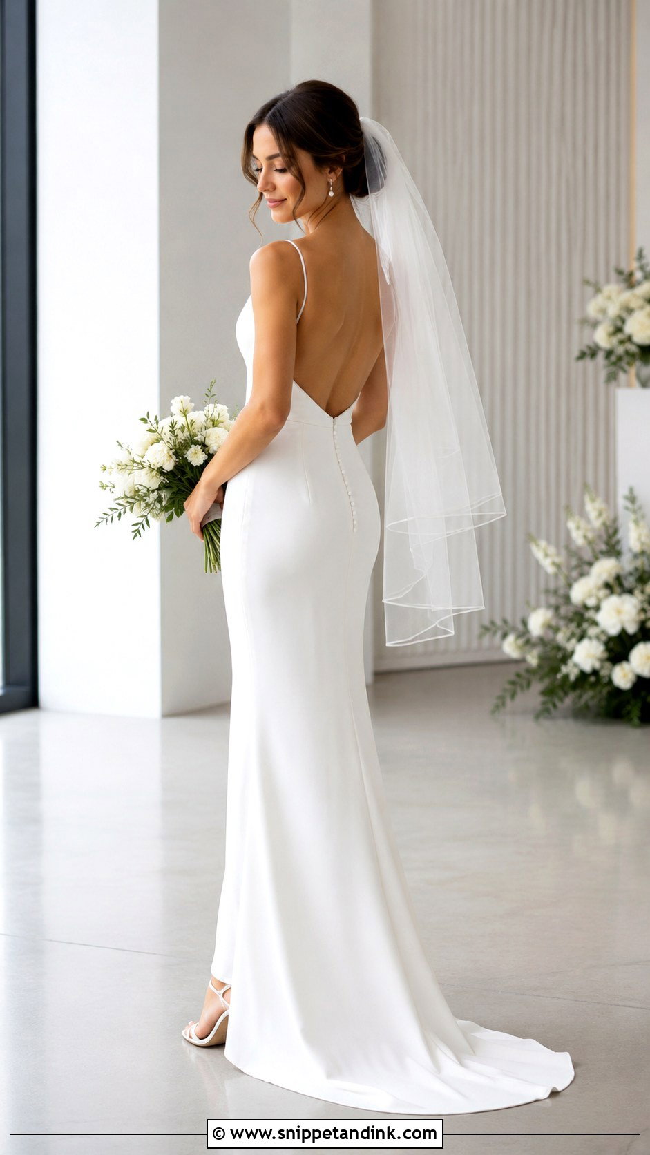 Petite Crepe Wedding Dress - Snippet and Ink - 25 Petite Wedding Dress Ideas