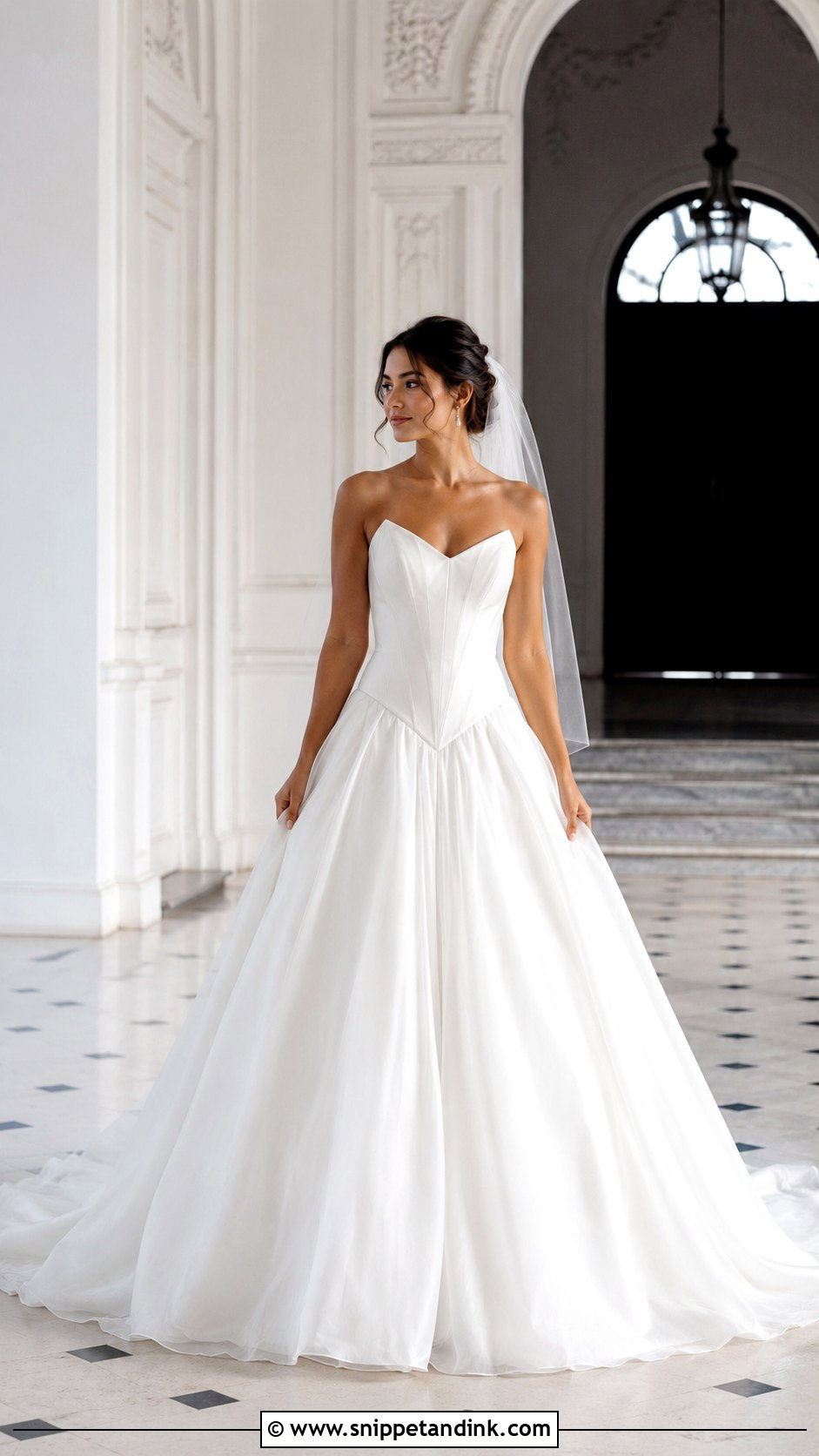 Petite Drop Waist Princess Wedding Dress - Snippet and Ink - 20 Drop Waist Princess Wedding Dress Ideas