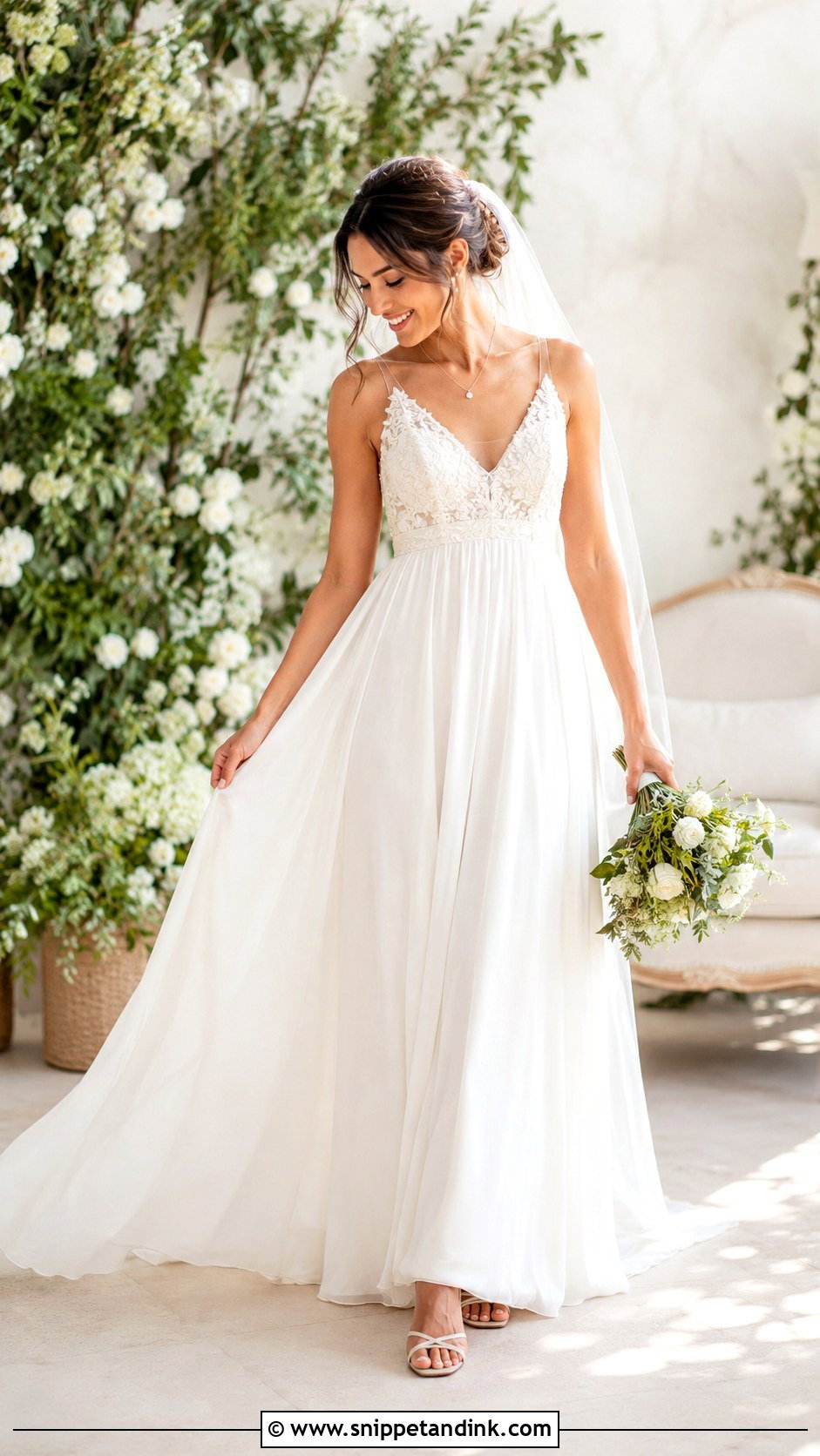 Petite Empire Waist Wedding Dress - Snippet and Ink - 25 Petite Wedding Dress Ideas
