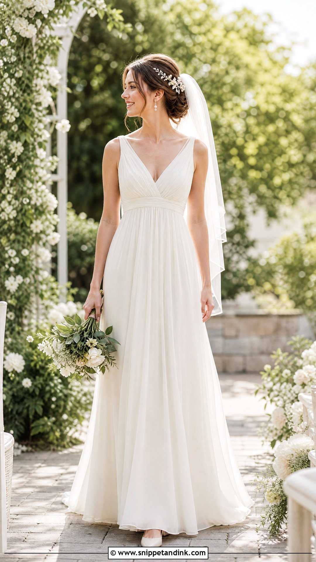 Petite Empire Waist Wedding Dress - Snippet and Ink - 20 Wedding Dress for Petite Bride Ideas