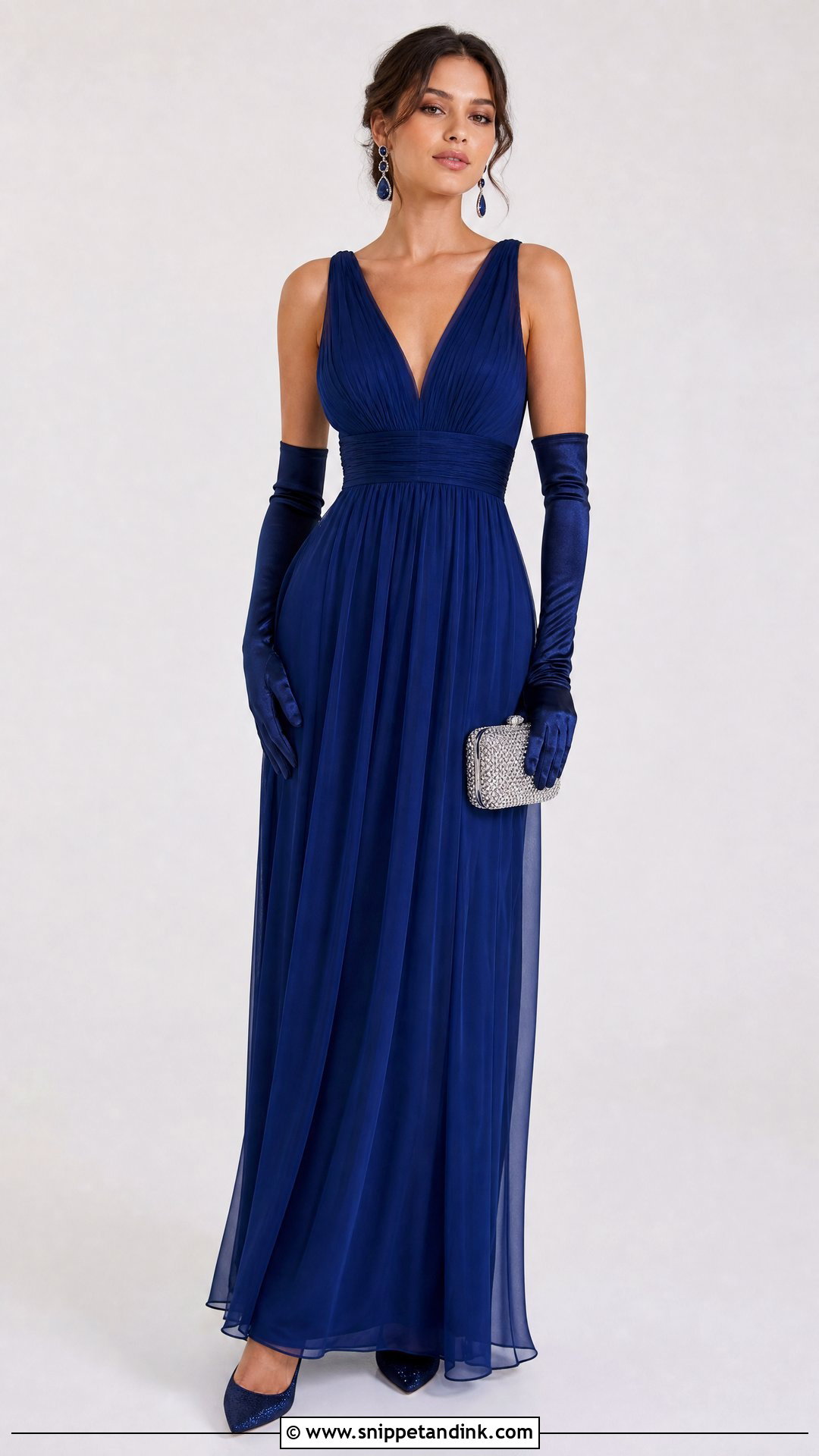 Petite Empire Waist White Tie Gown Outfit - Snippet and Ink - 20 White Tie Attire Ideas