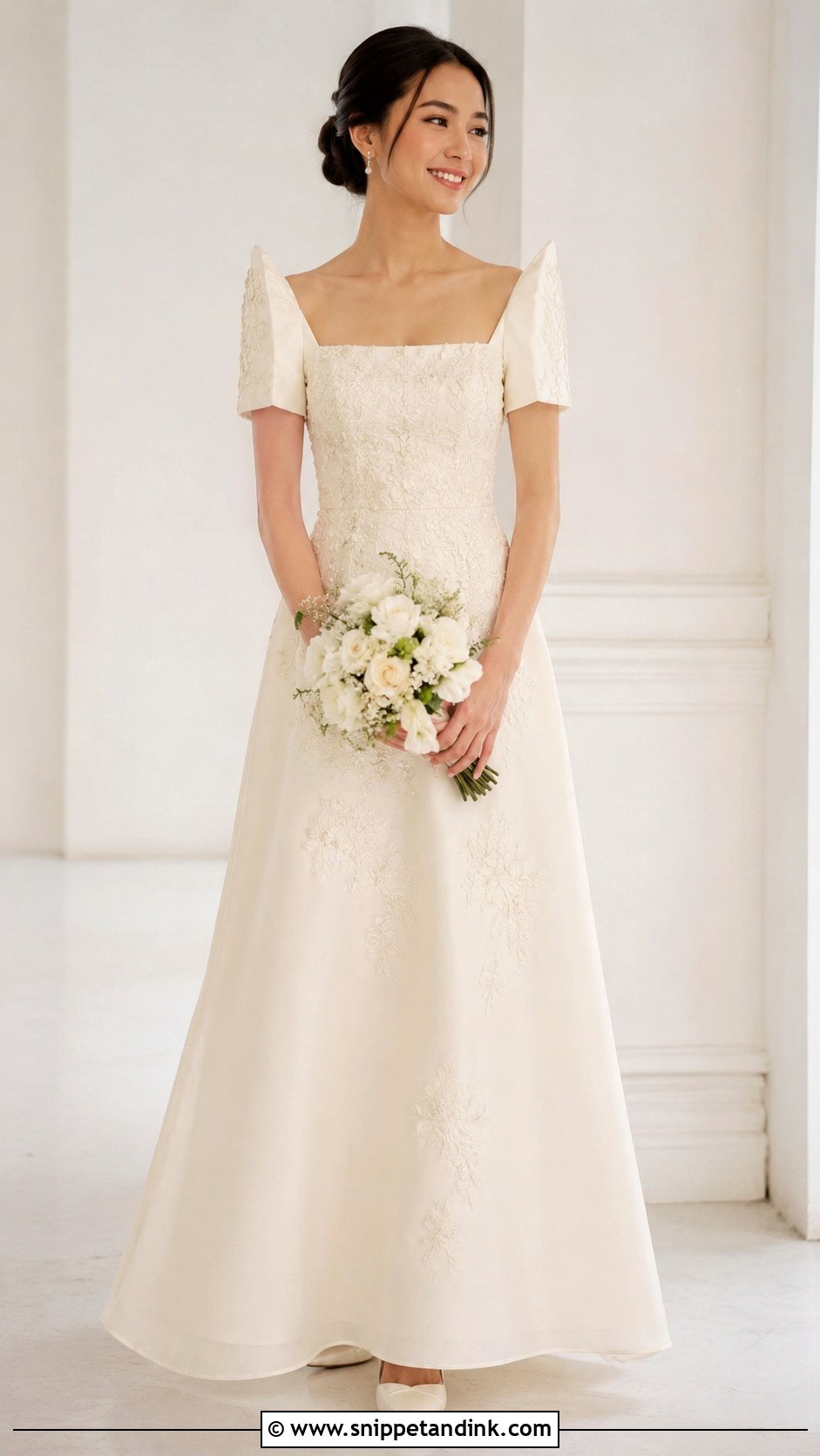 Petite Filipiniana Wedding Dress - Snippet and Ink - 30 Filipiniana Wedding Dress Ideas