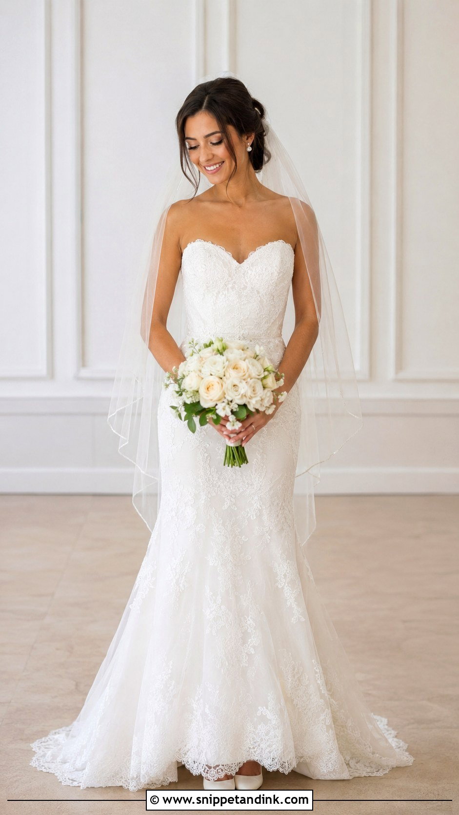 Petite Fit And Flare Wedding Dress - Snippet and Ink - 30 Wedding Dress for Short Women Ideas