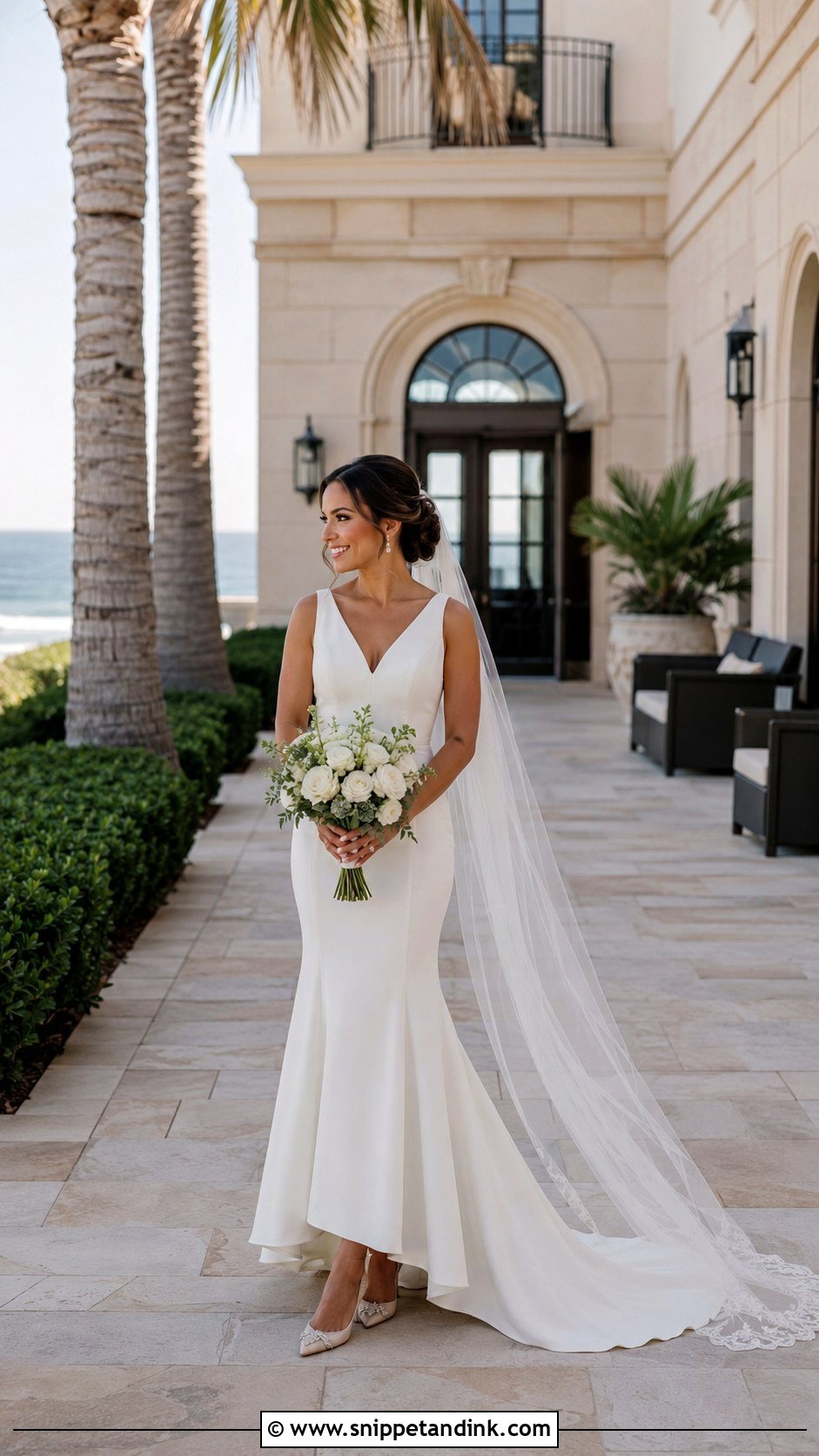 Petite Fit and Flare June Wedding Dress - Snippet and Ink - 20 June Wedding Dress Ideas