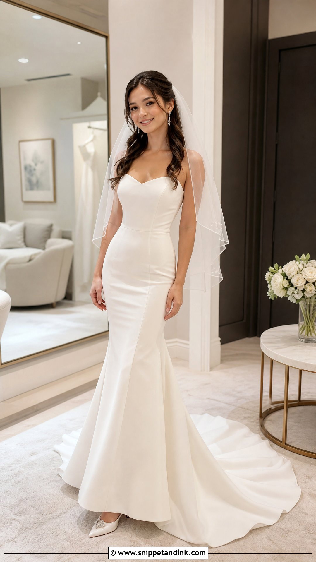 Petite Fit and Flare Wedding Dress - Snippet and Ink - 20 Wedding Dresses Women