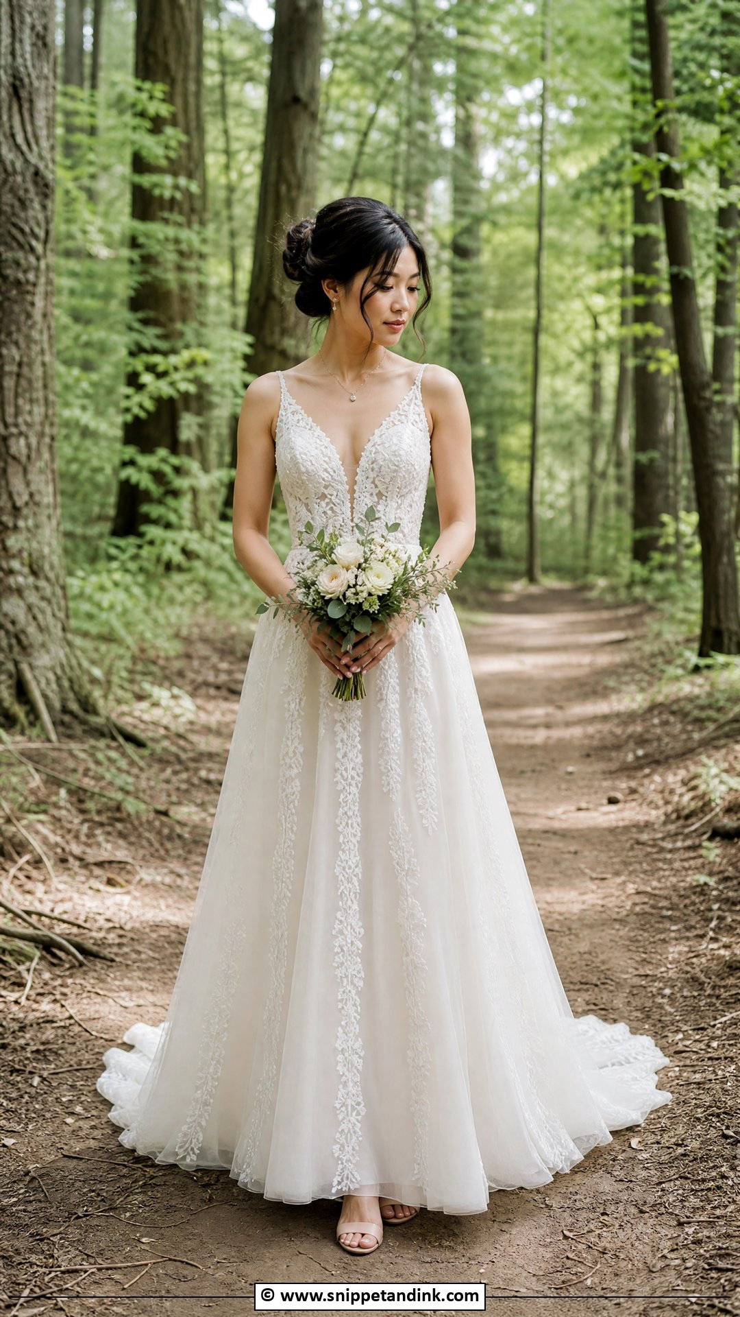 Petite Forest Wedding Dress - Snippet and Ink - 35 Forest Wedding Dress Ideas