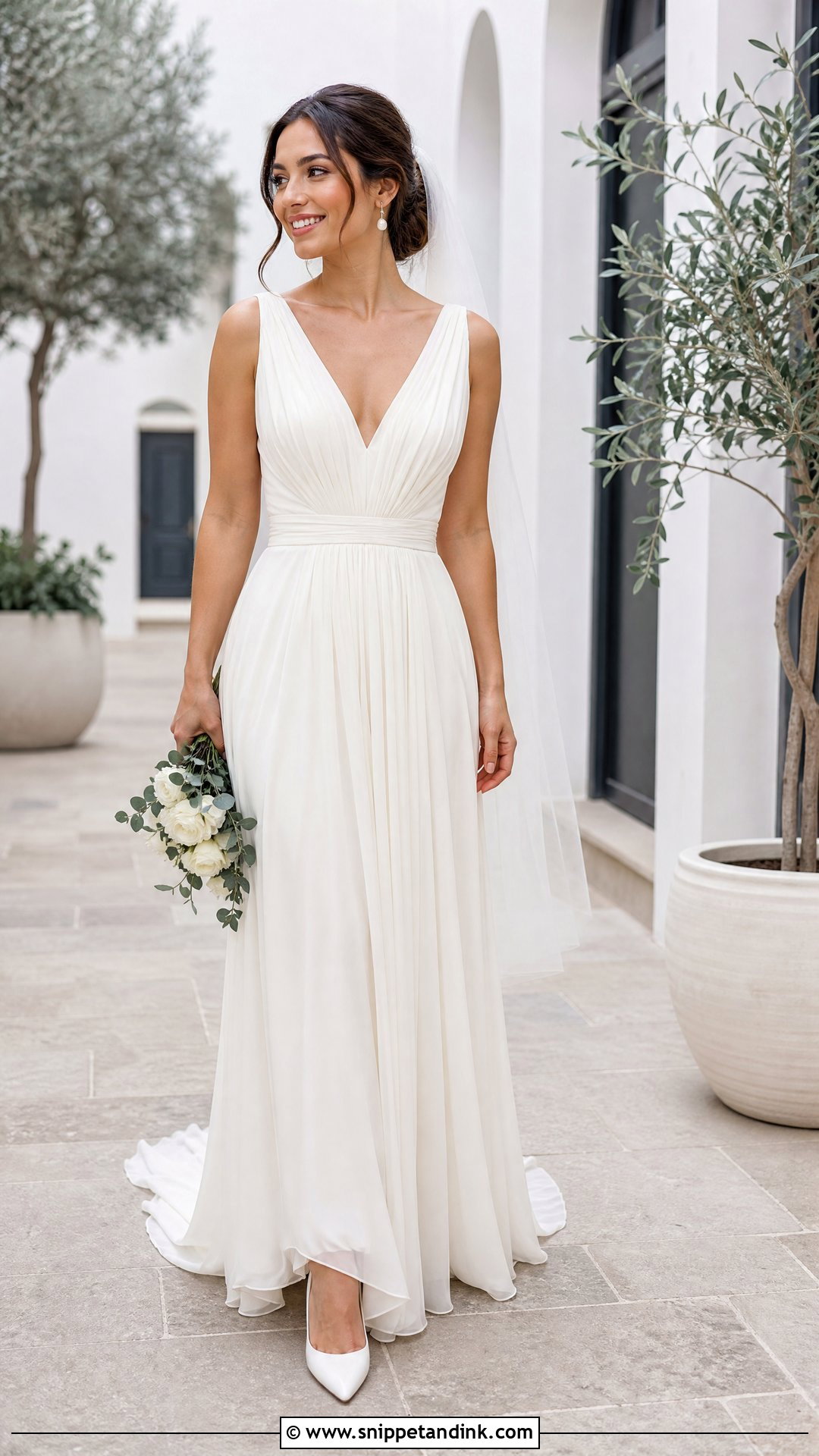 Petite Greek Style Wedding Dress - Snippet and Ink - 25 Greek Style Wedding Dress Ideas