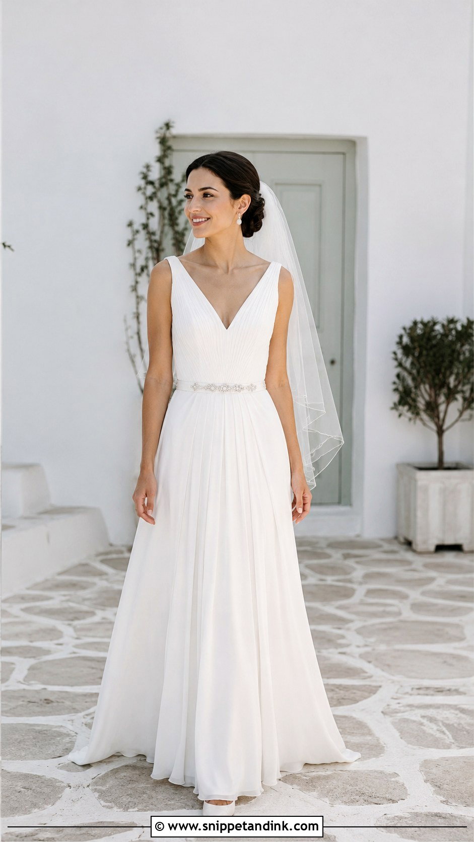 Petite Greek Wedding Dress - Snippet and Ink - 20 Greek Wedding Dresses