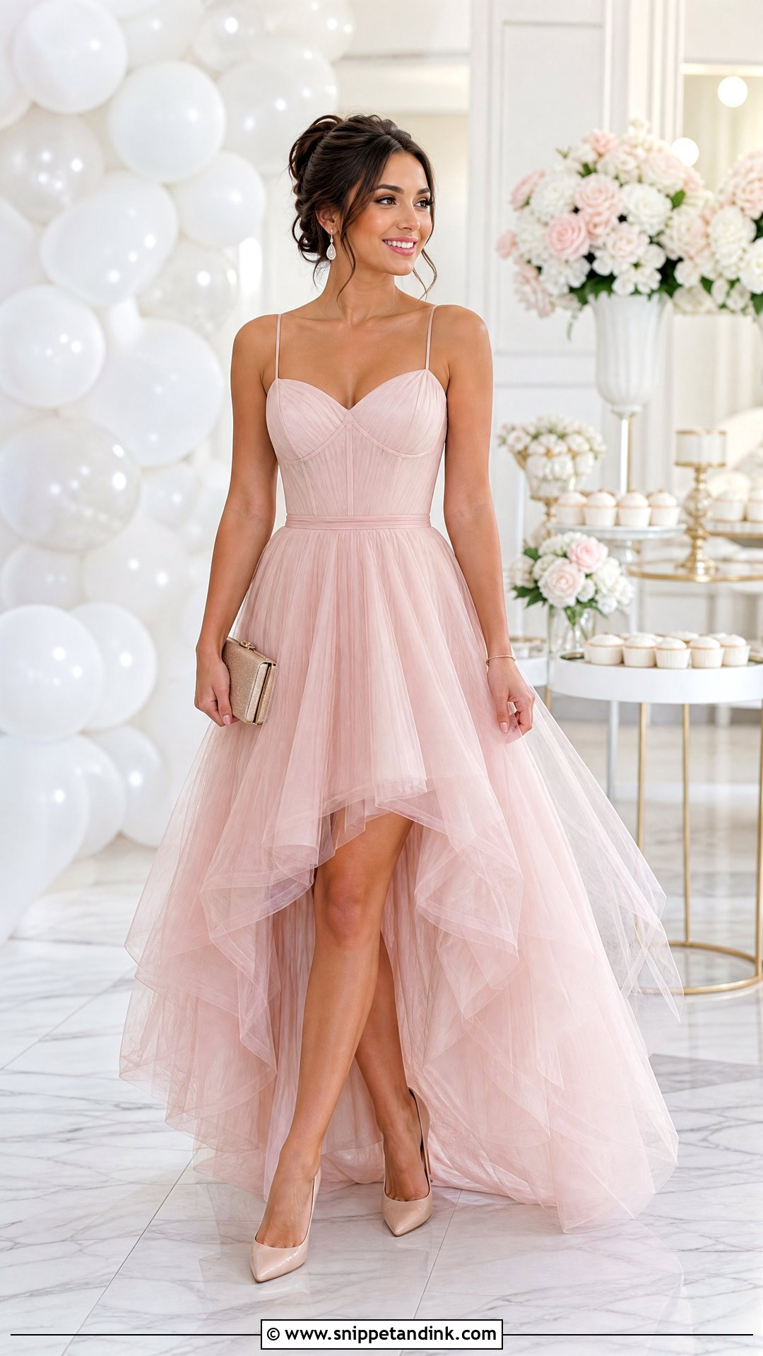 Petite High Low Tulle Gown - Snippet and Ink - 20 Tulle Gowns