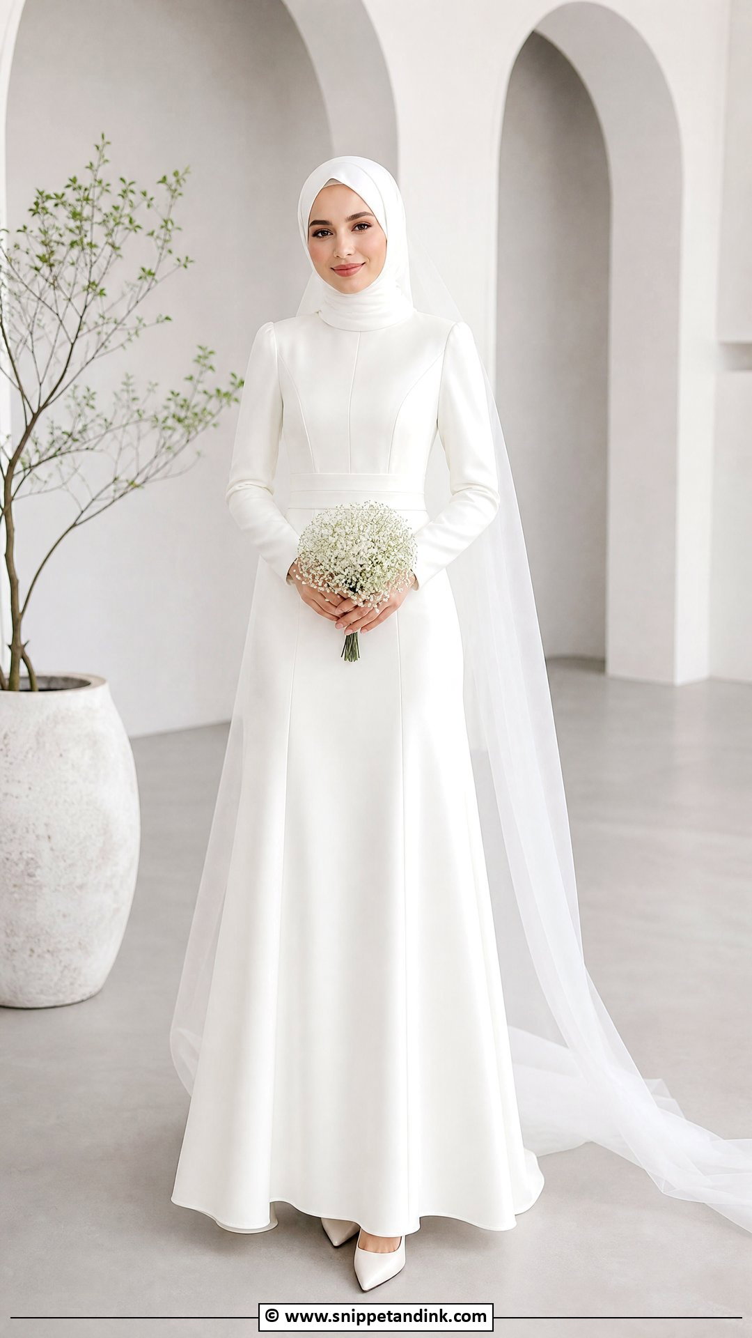 Petite Hijab Wedding Dress - Snippet and Ink - 35 Hijab Wedding Dresses
