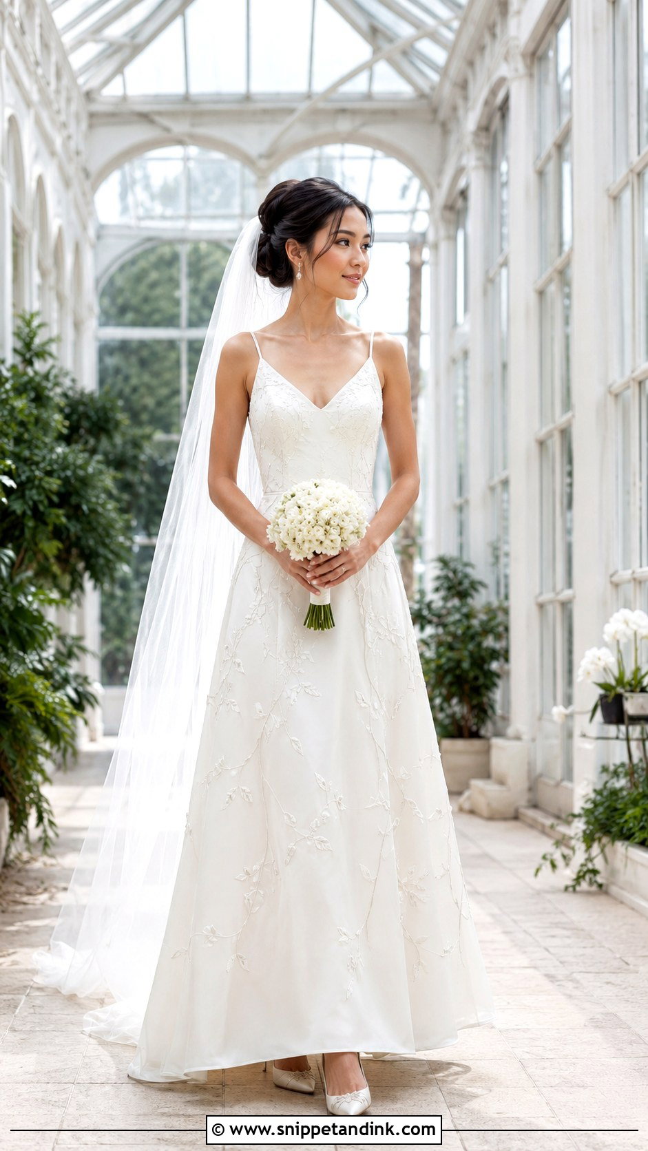 Petite Ivy Wedding Dress - Snippet and Ink - 20 Ivy Wedding Dress Ideas