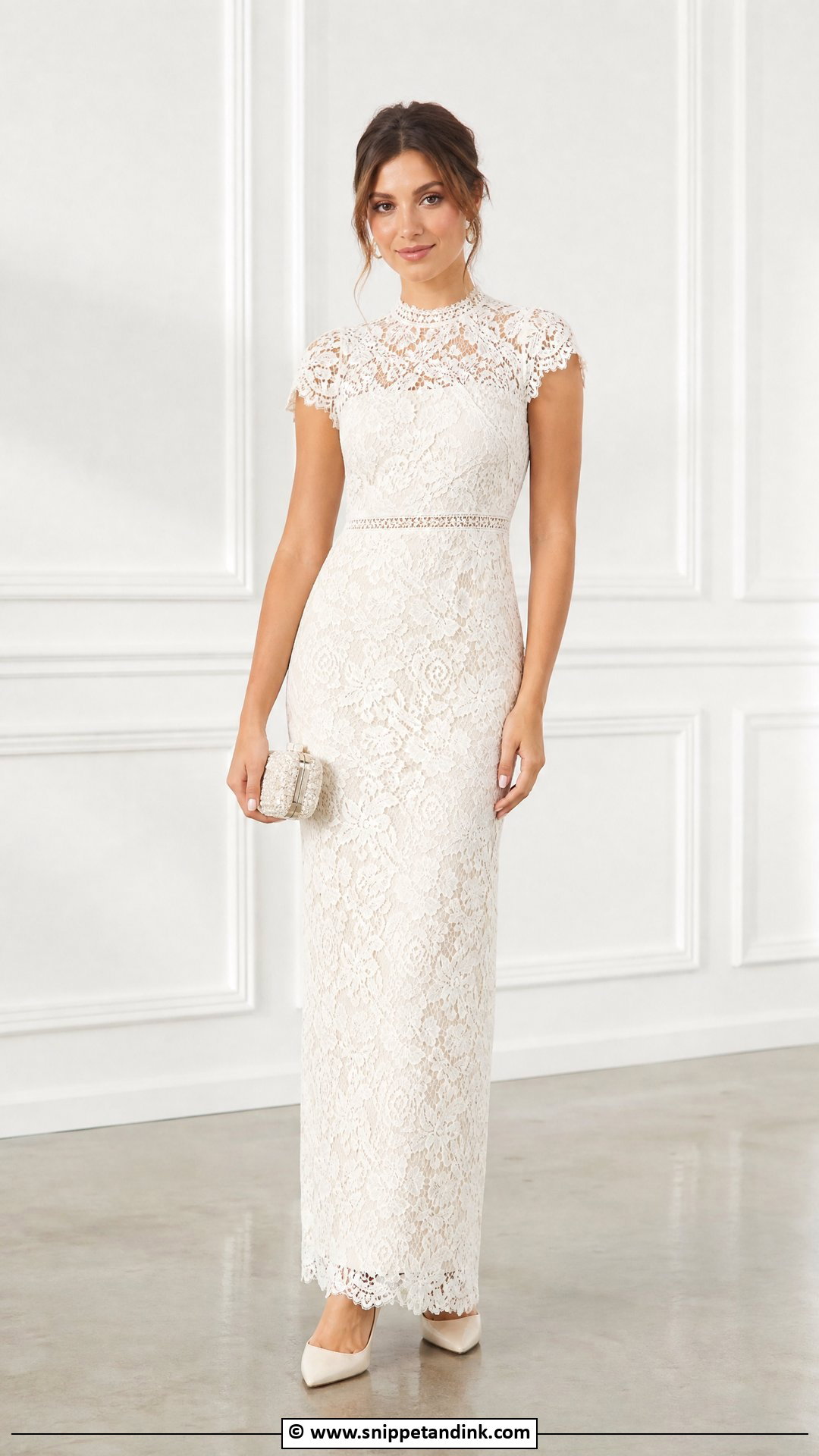 Petite Lace Gown - Snippet and Ink - 35 Lace Gown Styles
