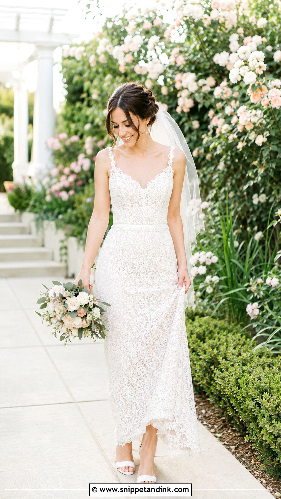 Petite Lace Wedding Dress - Snippet and Ink - 30 Wedding Dress for Short Women Ideas
