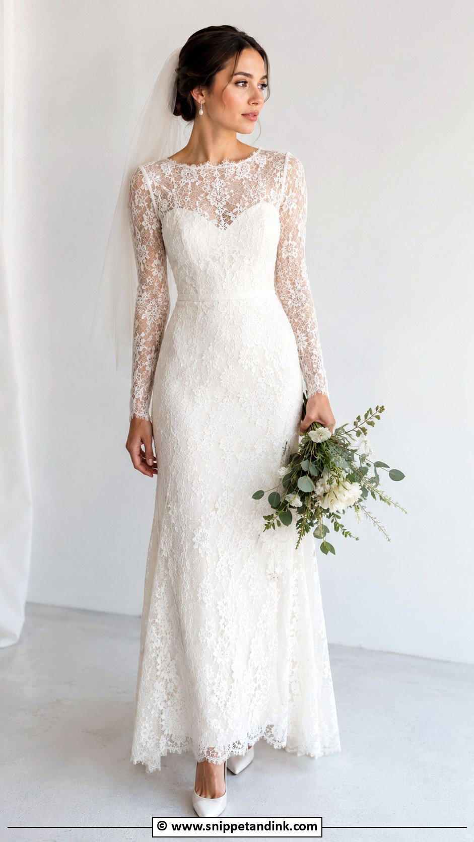Petite Lace Wedding Dress With Sleeves - Snippet and Ink - 30 Lace Wedding Dress with Sleeves