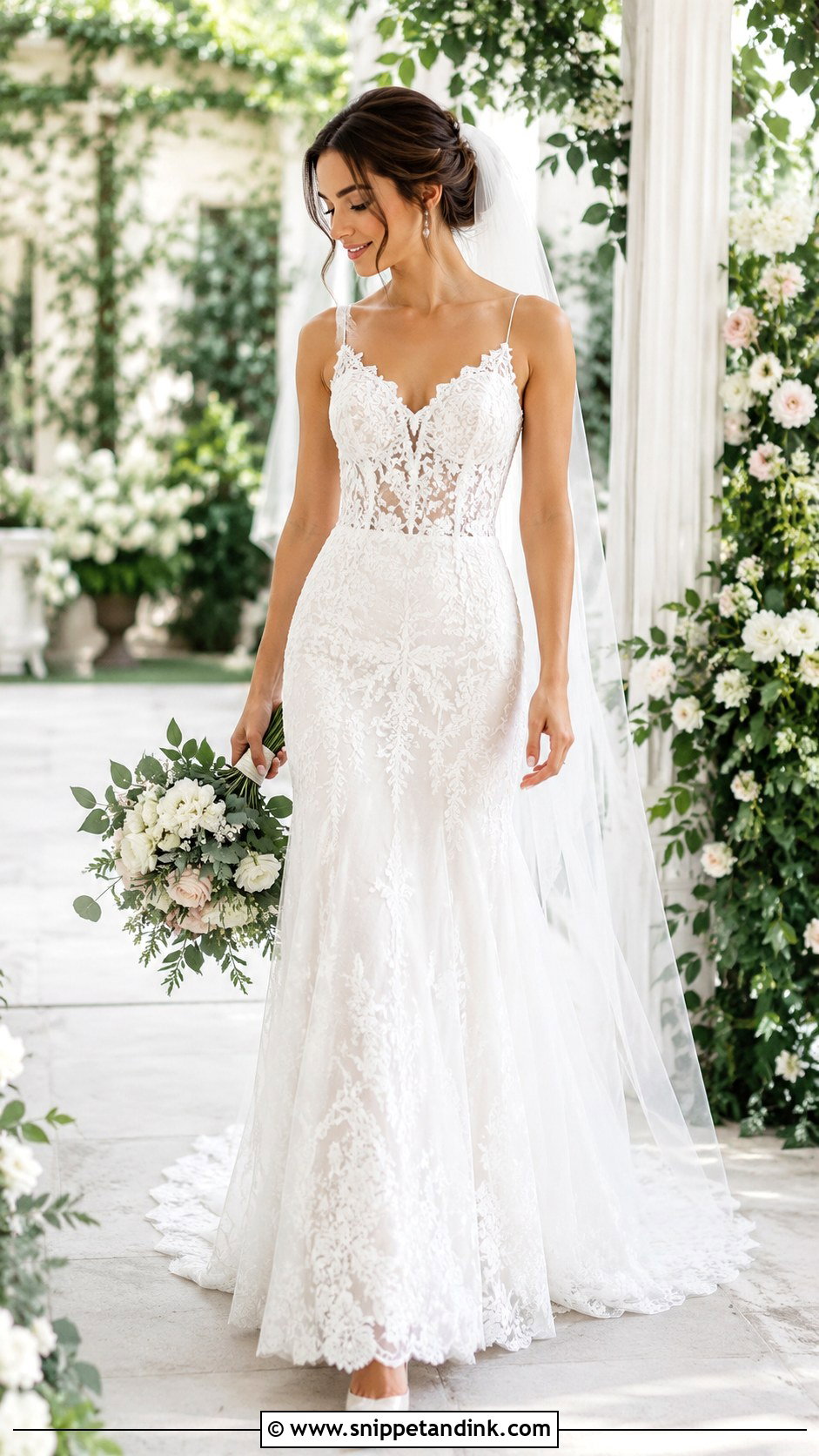 Petite Lace Wedding Dress - Snippet and Ink - 25 Petite Wedding Dress Ideas