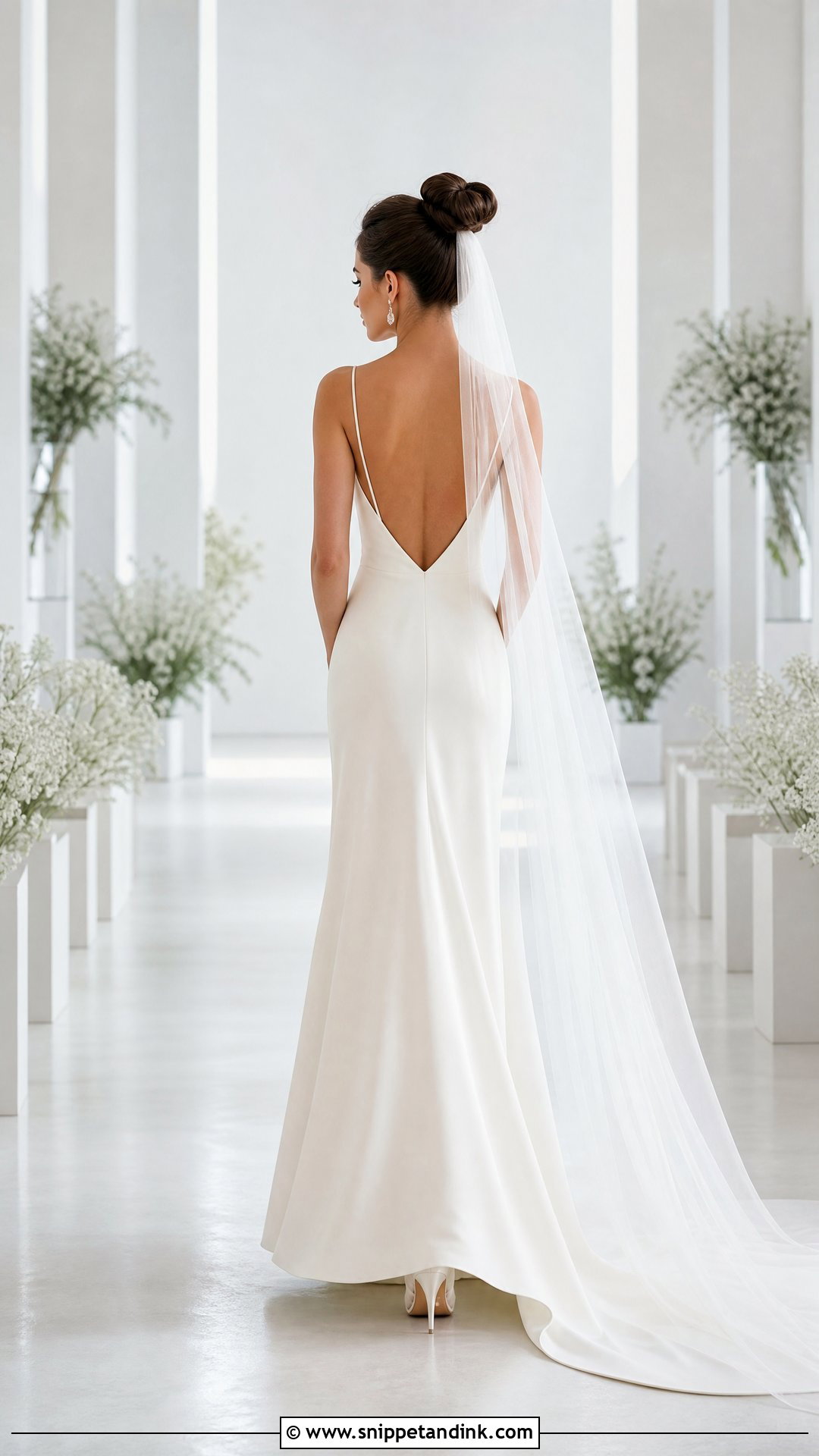 Petite Low Back Wedding Dress - Snippet and Ink - 25 Low Back Wedding Dresses