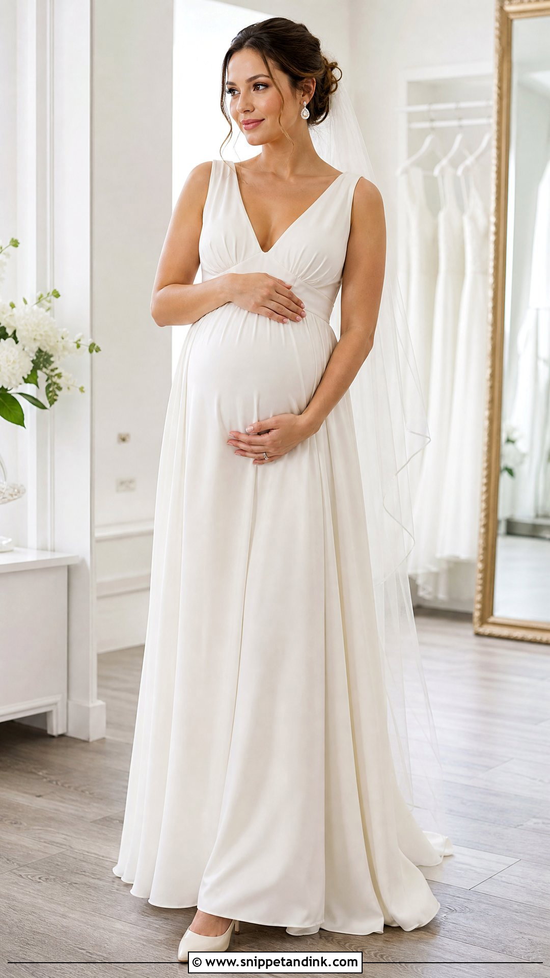 Petite Maternity Wedding Dress - Snippet and Ink - 25 Wedding Dress for Pregnant Bride Ideas