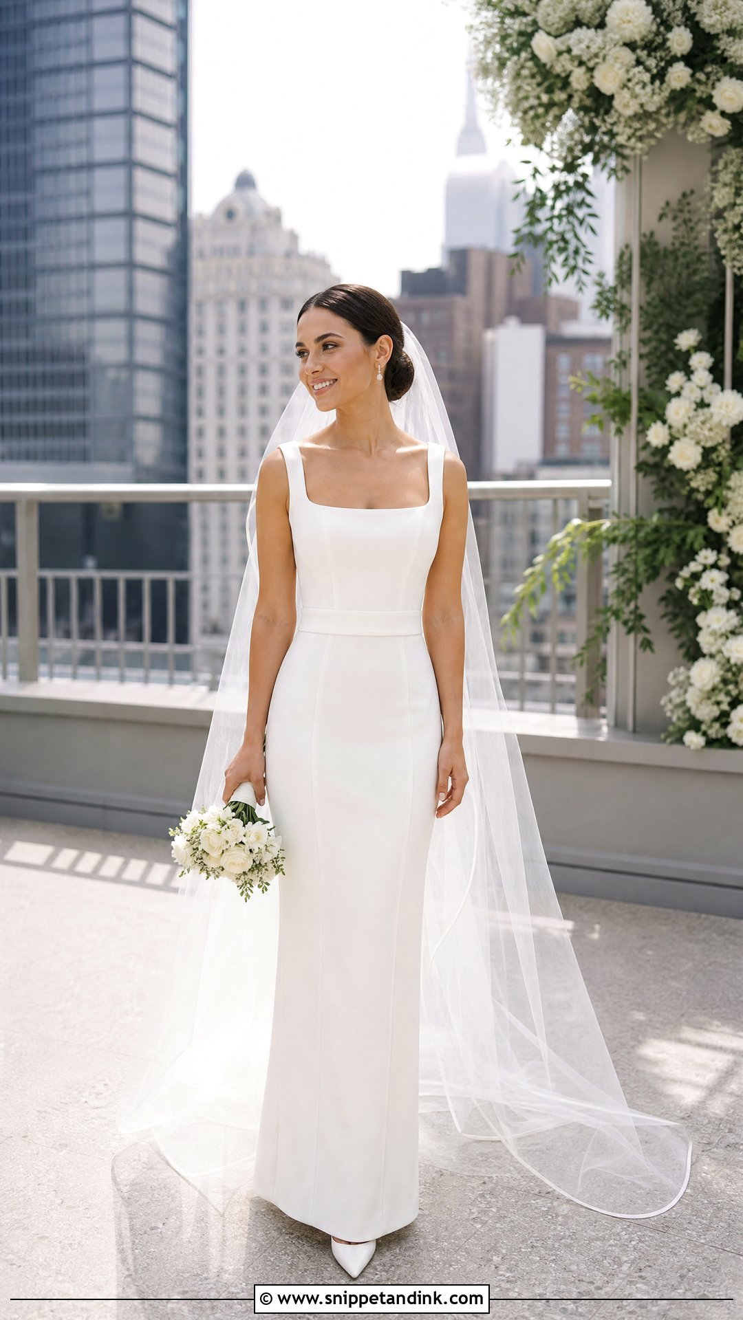 Petite Pencil Wedding Dress - Snippet and Ink - 20 Pencil Wedding Dress Ideas