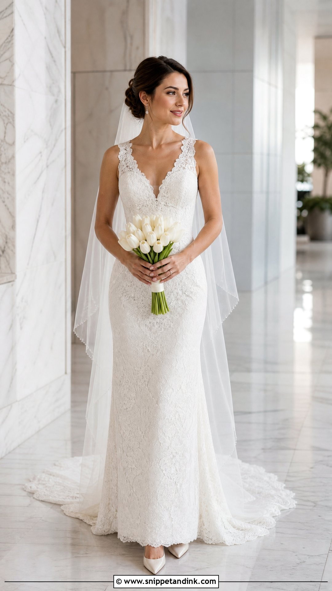 Petite Sheath Dantel Wedding Dress - Snippet and Ink - 20 Wedding Dress Dantel Ideas