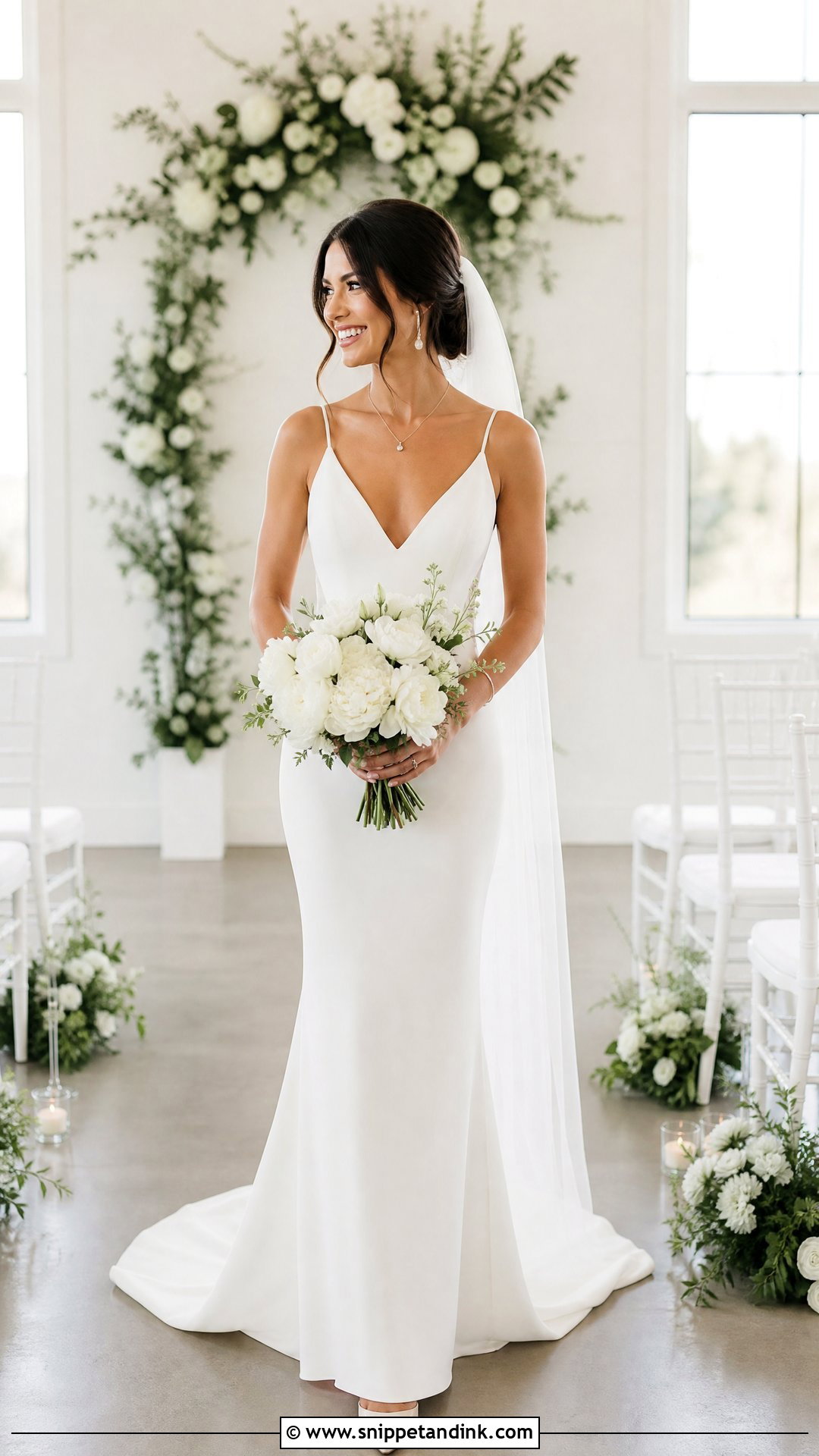 Petite Sheath Slim Fit Wedding Dress - Snippet and Ink - 20 Slim Fit Wedding Dress Ideas