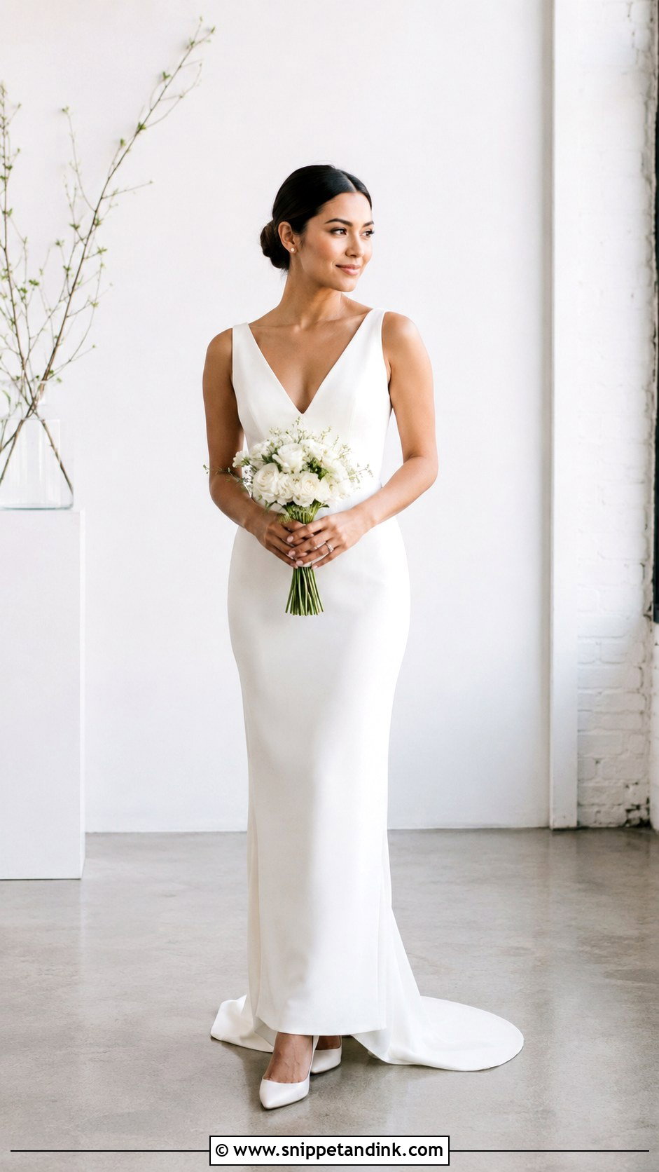 Petite Sheath Wedding Dress - Snippet and Ink - 25 Petite Wedding Dress Ideas