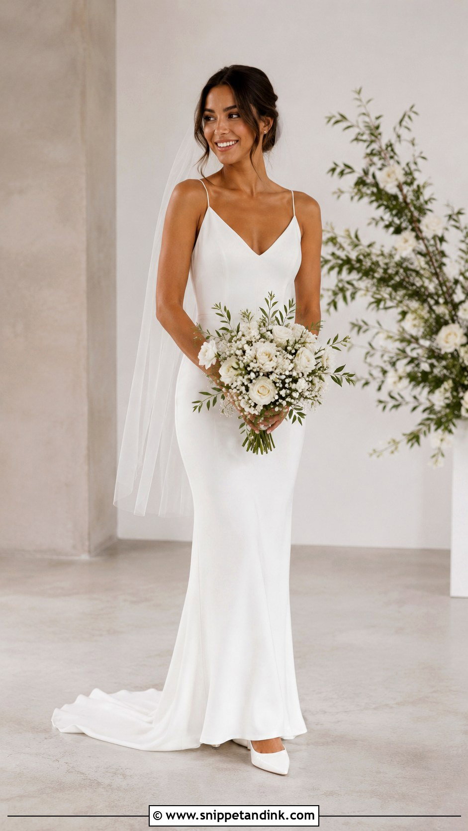 Petite Sheath Wedding Dress - Snippet and Ink - 30 Wedding Dress for Short Women Ideas
