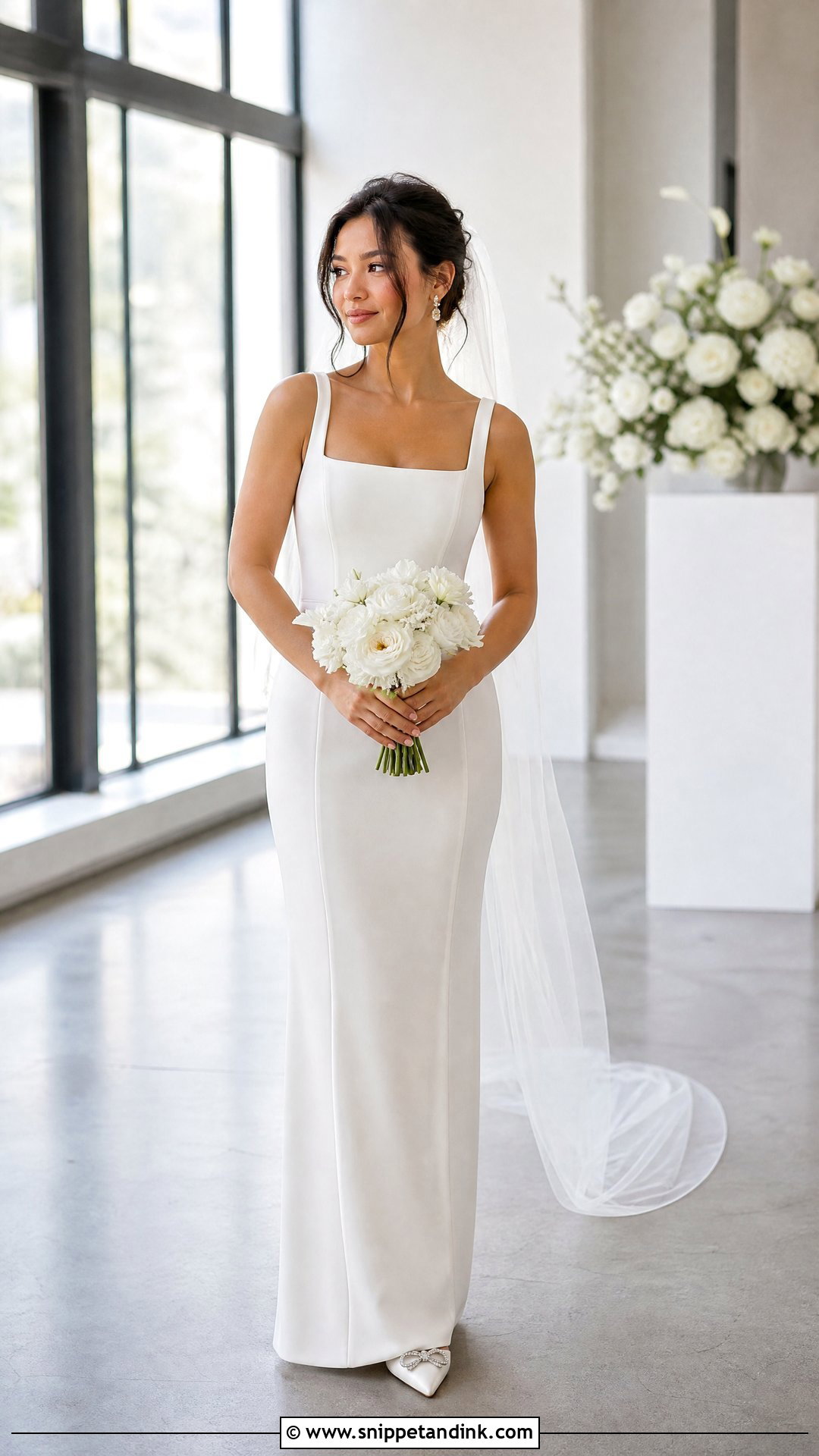 Petite Sheath Wedding Dress - Snippet and Ink - 20 Said Yes to the Dress Ideas