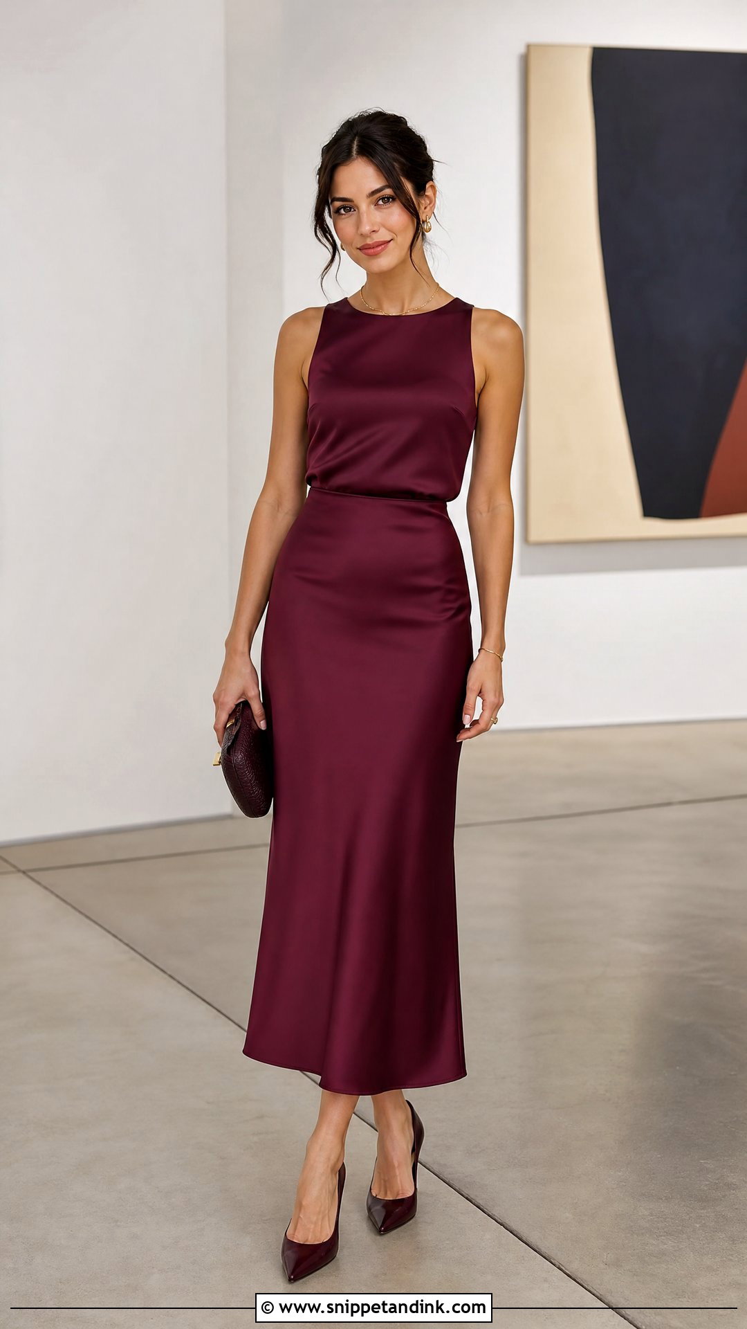 Petite Silk Skirt With Matching Top - Snippet and Ink - 20 Silk Skirt Wedding Outfit Ideas