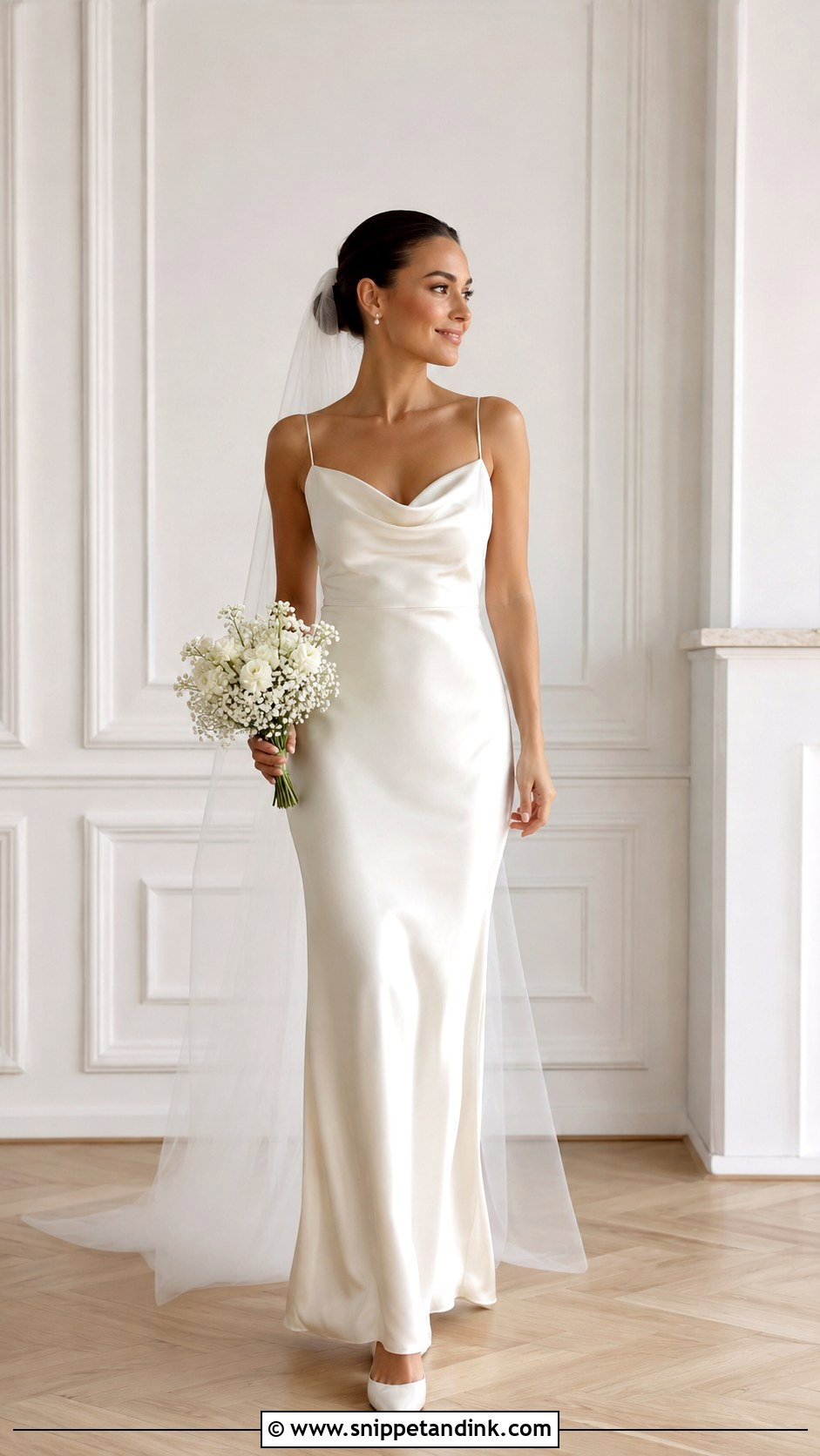 Petite Slip Wedding Dress - Snippet and Ink - 30 Wedding Dress for Short Women Ideas