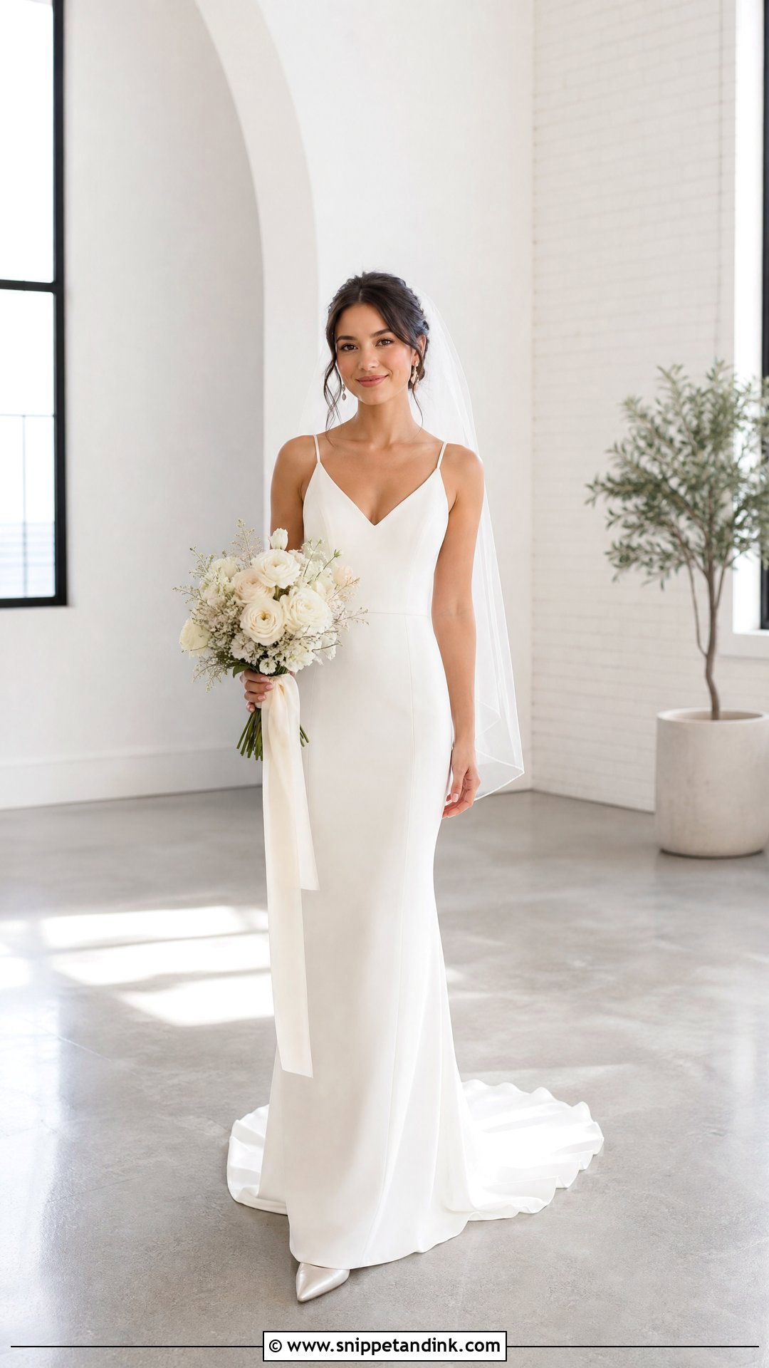 Petite Straight Wedding Dress - Snippet and Ink - 20 Straight Wedding Dresses
